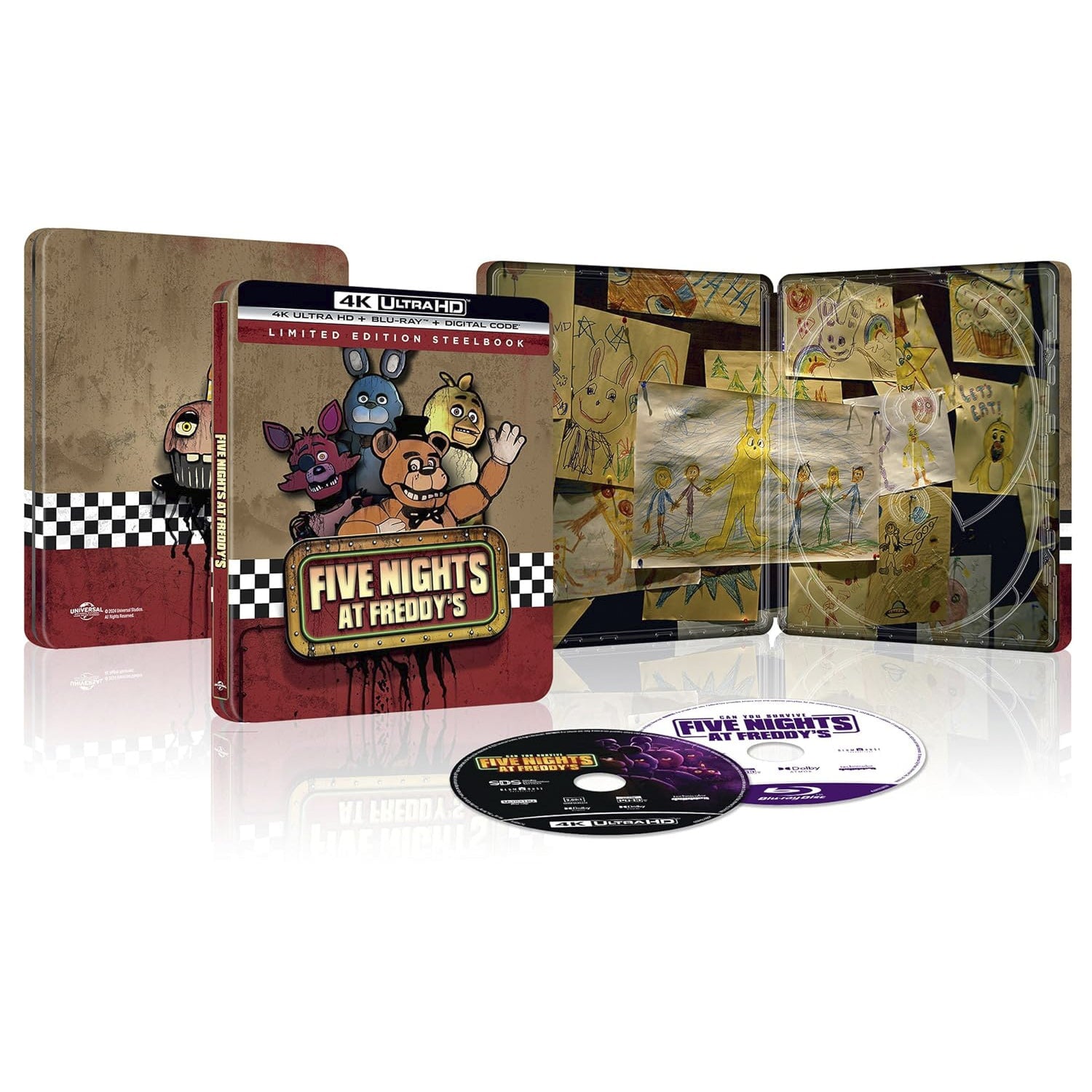 rare fnaf cards Five Nights at Freddy's (2023) (4K UHD + Blu-ray) Steelbook – Bluraymania