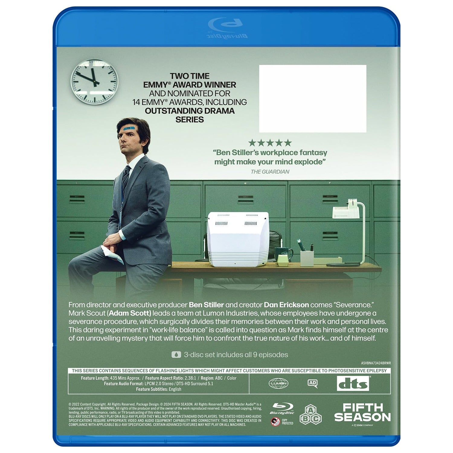 Разделение: Сезон 1 (2022) (англ. язык) (3 Blu-ray)