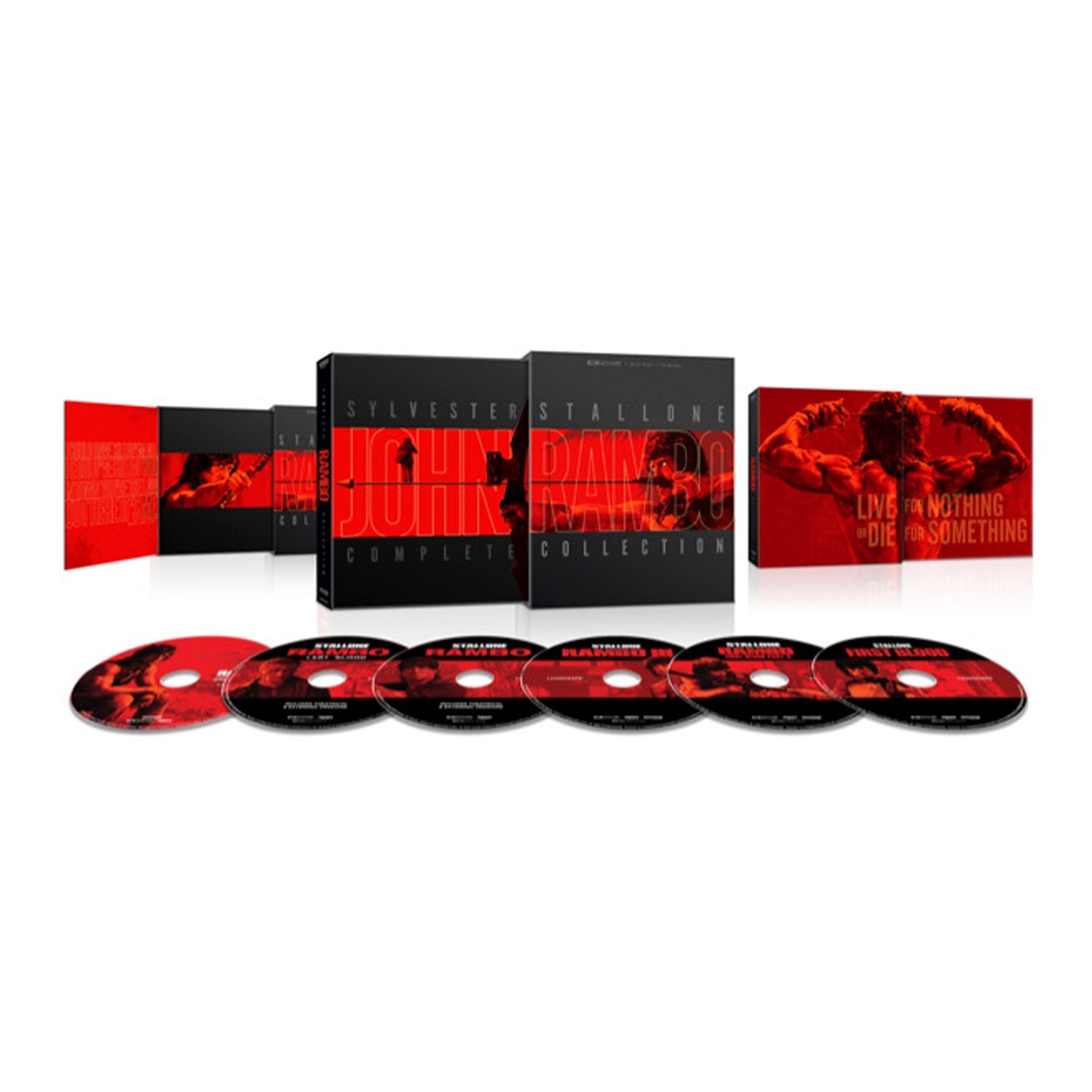 Рэмбо: Полная коллекция (1982-2019) (англ. язык) (4K UHD Blu-ray) Exclusive DigiPack