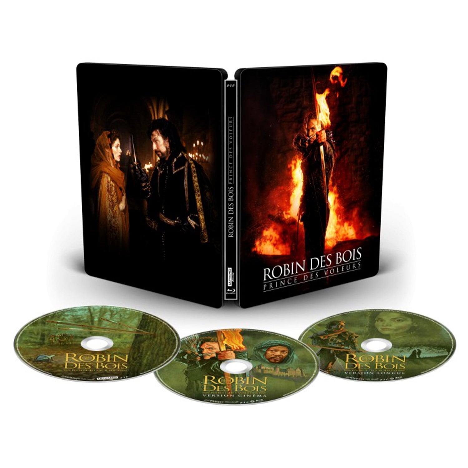 Робин Гуд: Принц воров (1991) (англ. язык) (4K UHD + 2 Blu-ray) Steelbook