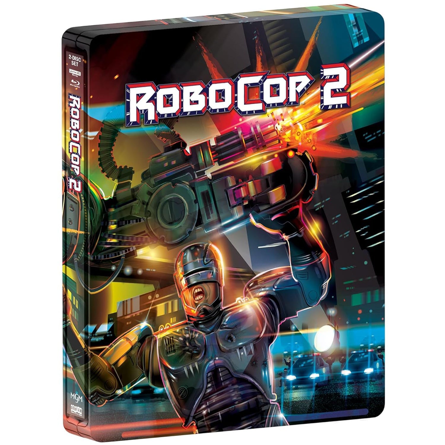 Робокоп 2 (1990) (англ. язык) (4K UHD + Blu-ray) Steelbook