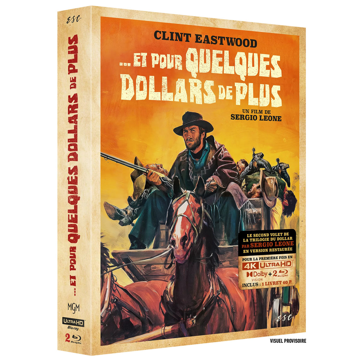 For a Few Dollars More (1965) (4K UHD + Blu-ray + Bonus Blu-ray) Steelbook Limited Collector's Edition