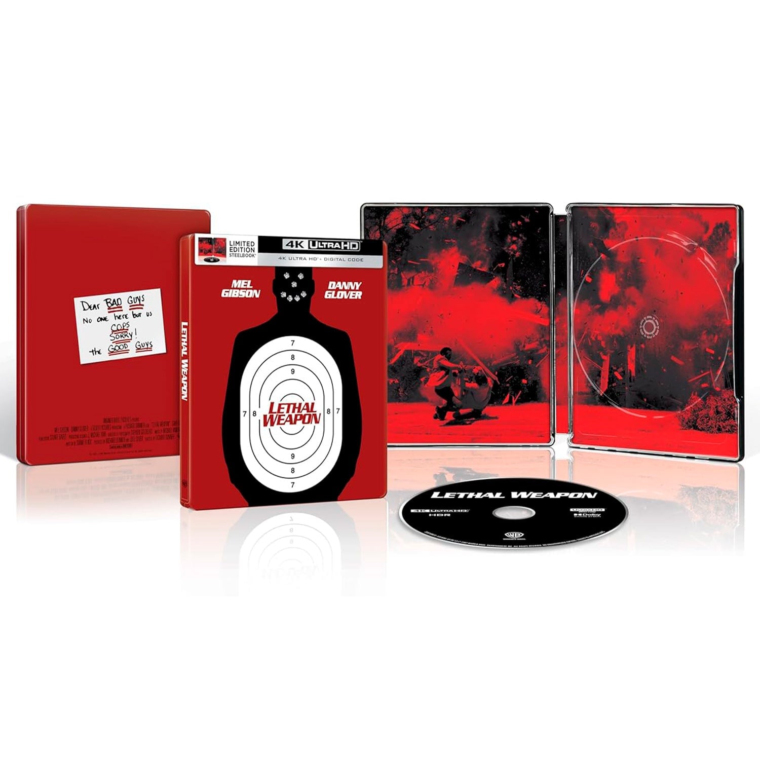 Смертельное оружие (1987) (англ. язык) (4K UHD Blu-ray) Steelbook