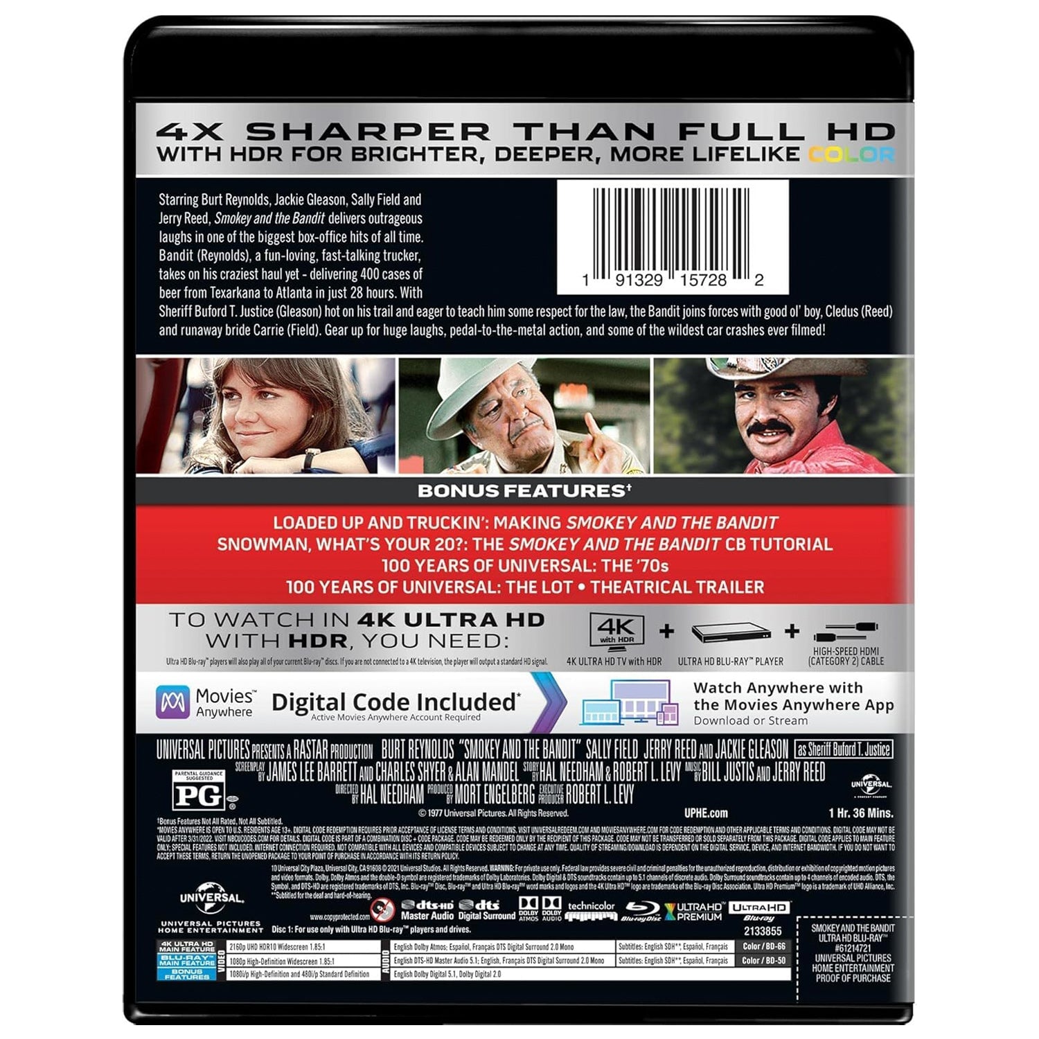 Смоки и Бандит (1977) (англ. язык) (4K UHD + Blu-ray)