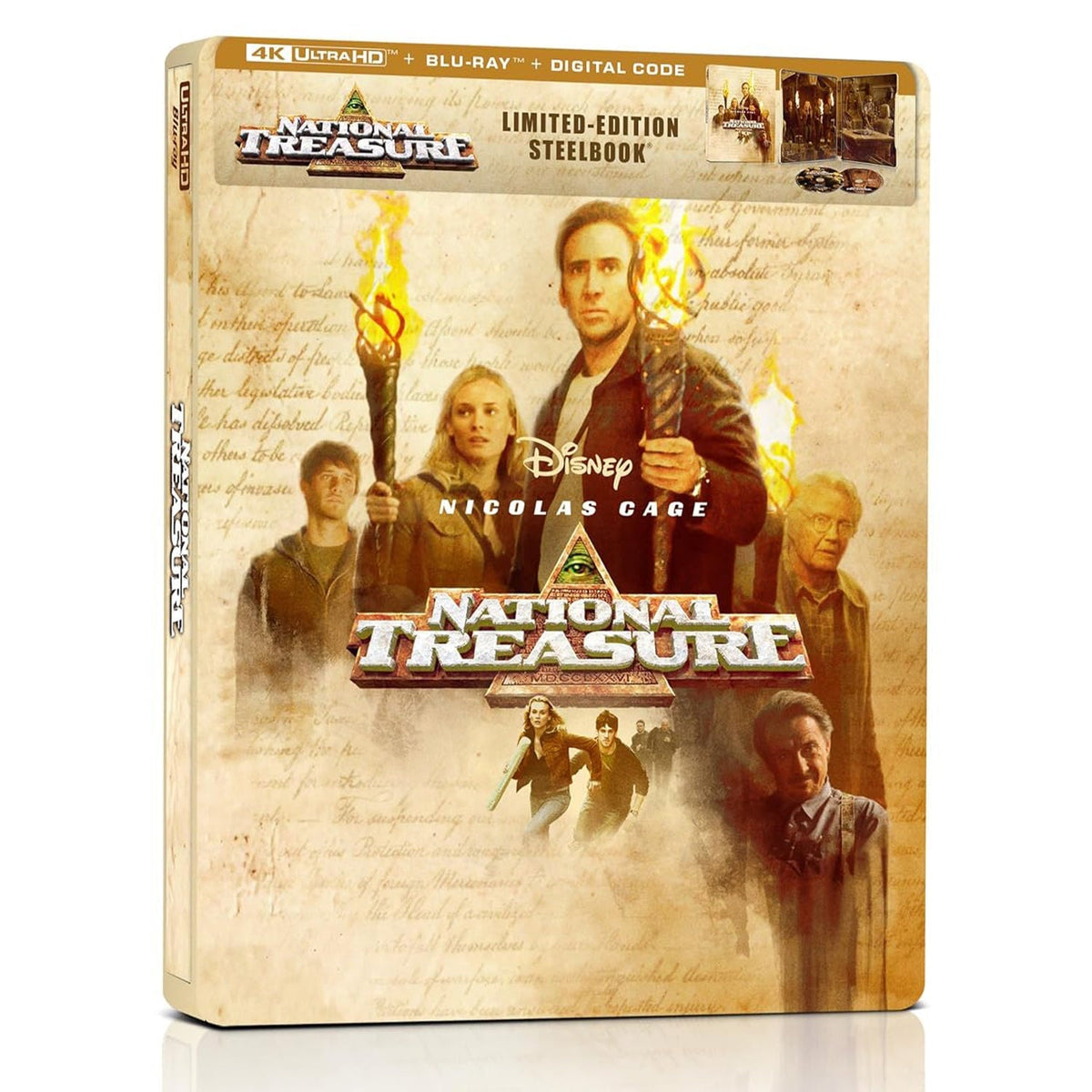 Сокровище нации (2004) (англ. язык) (4K UHD + Blu-ray) Steelbook