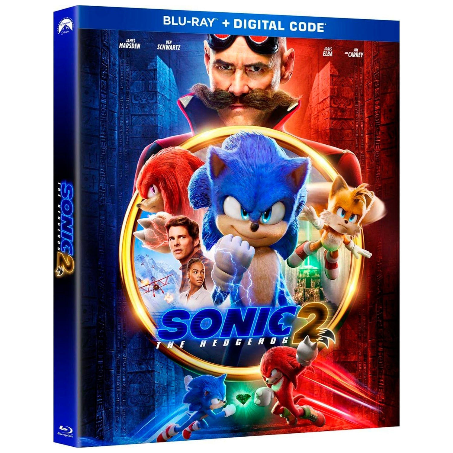 Соник 2 в кино (2022) (англ. язык) (Blu-ray)