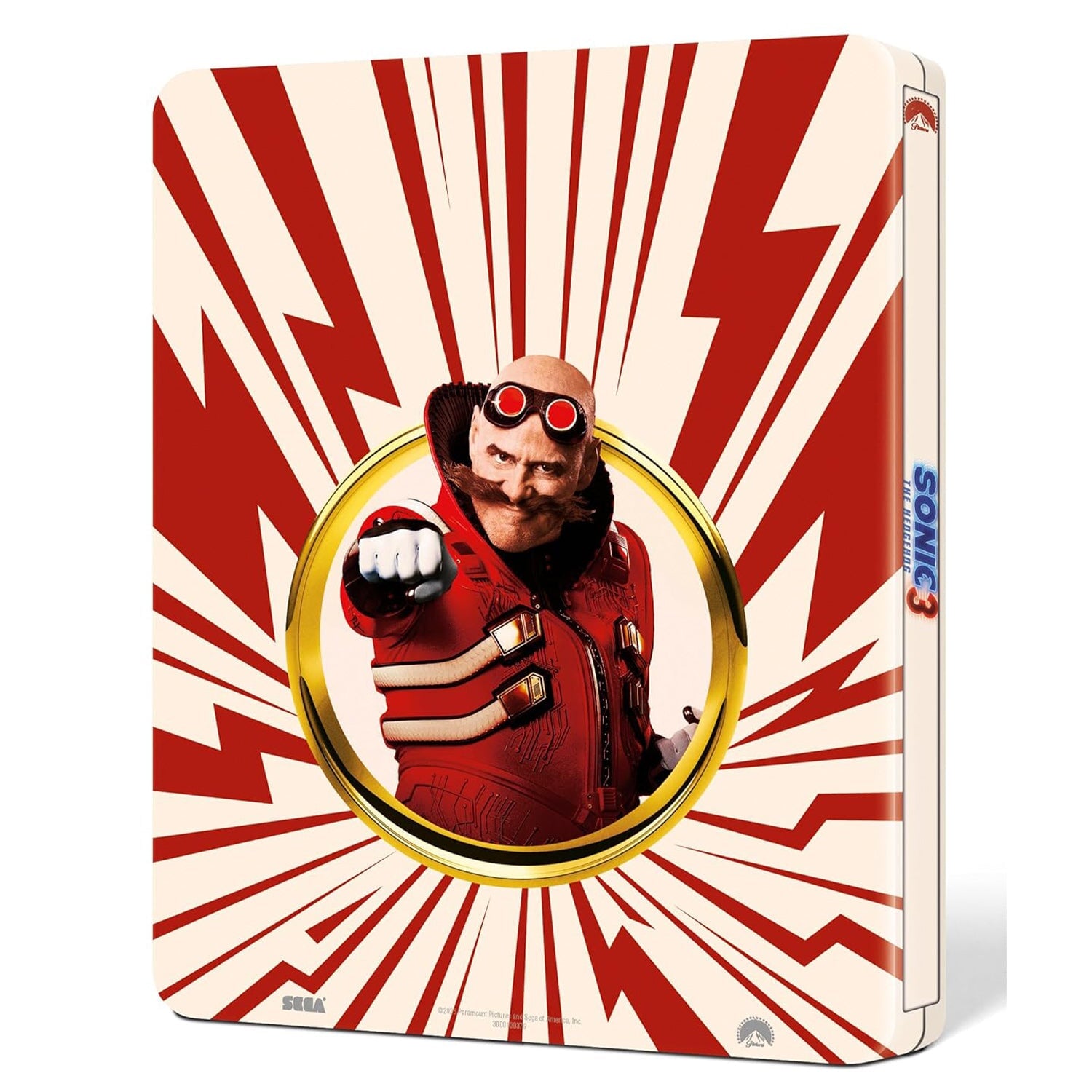 Соник 3 (2024) (англ. язык) (4K UHD + Blu-ray) "Shadow" Steelbook
