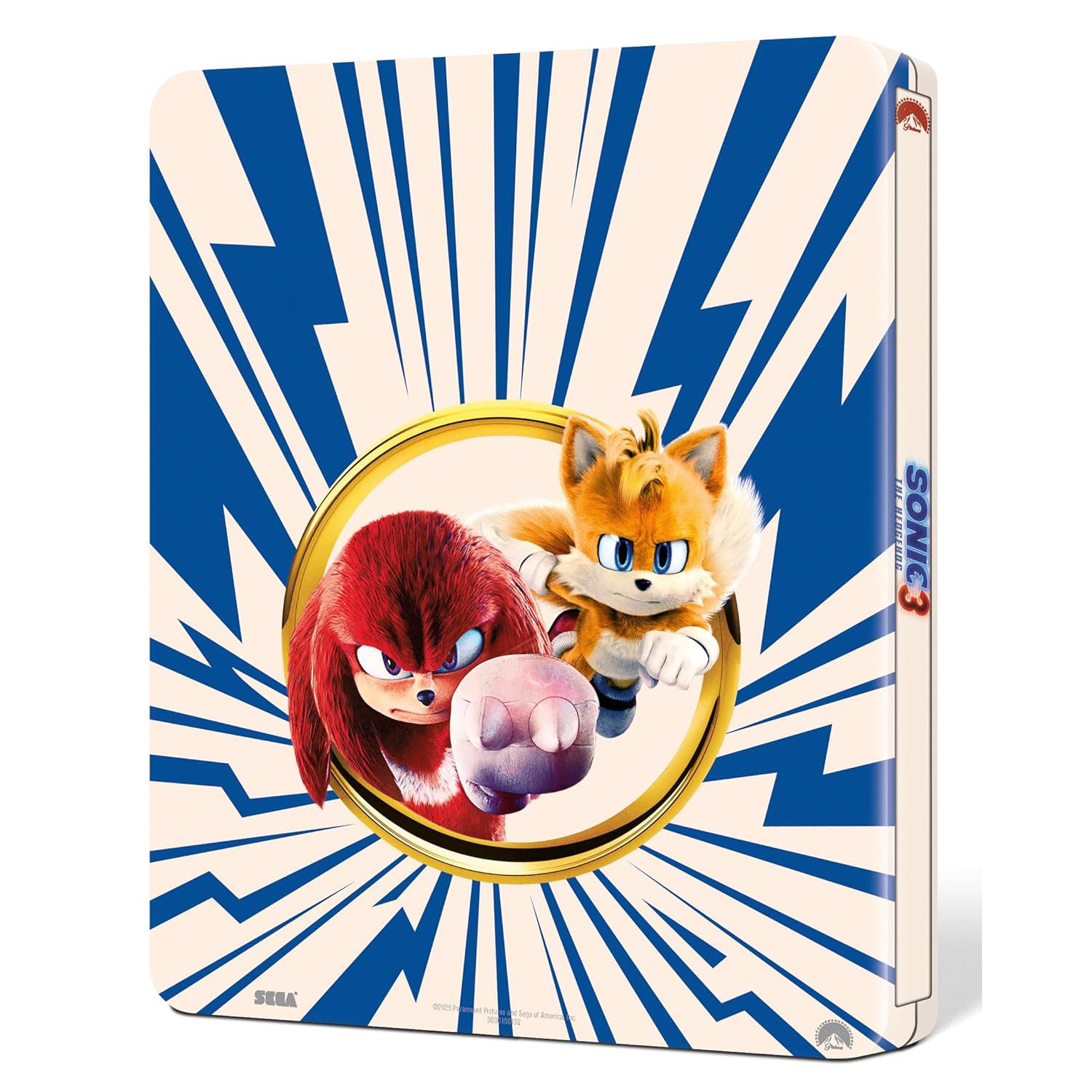 Соник 3 (2024) (англ. язык) (4K UHD + Blu-ray) "Sonic" Steelbook