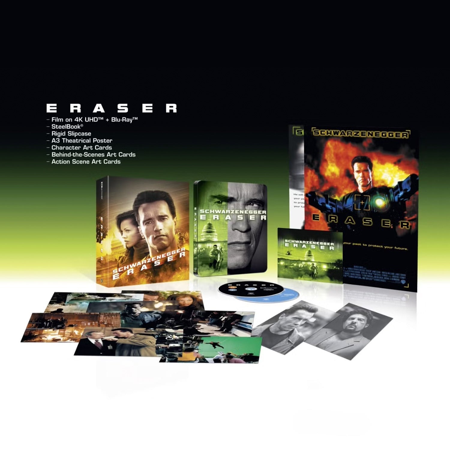 Стиратель (1996) (англ. язык) (4K UHD + Blu-ray) Steelbook Collector's Edition