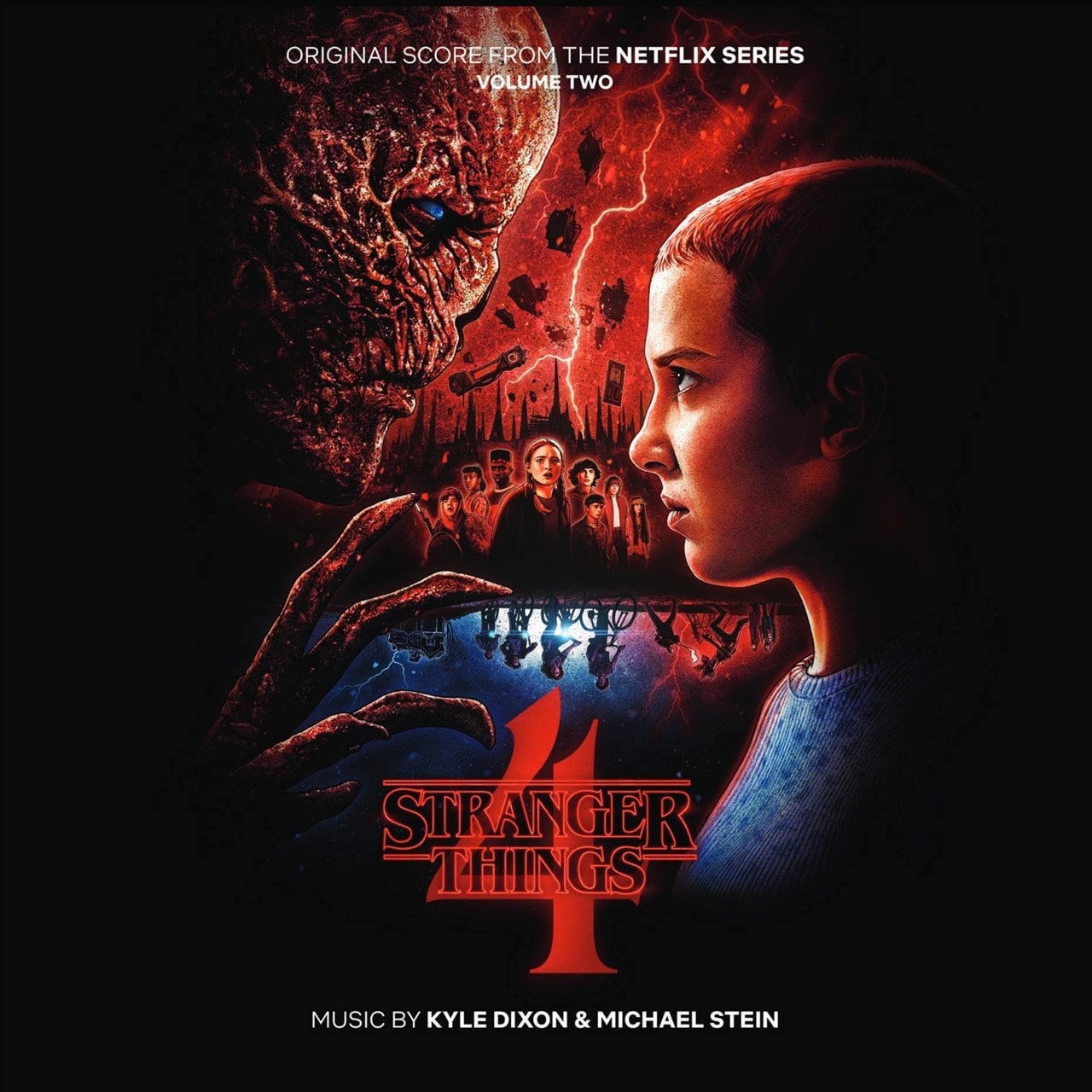Stranger Things 4 (Original Score From The Netflix Series) Volume 2 (Clear & Red Colored Vinyl 2 LP)