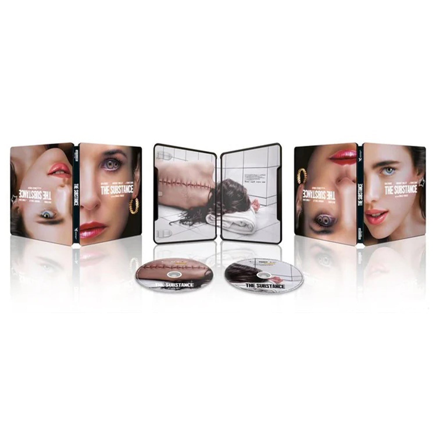 Субстанция (2024) (англ. язык) (4K UHD + Blu-ray) Steelbook