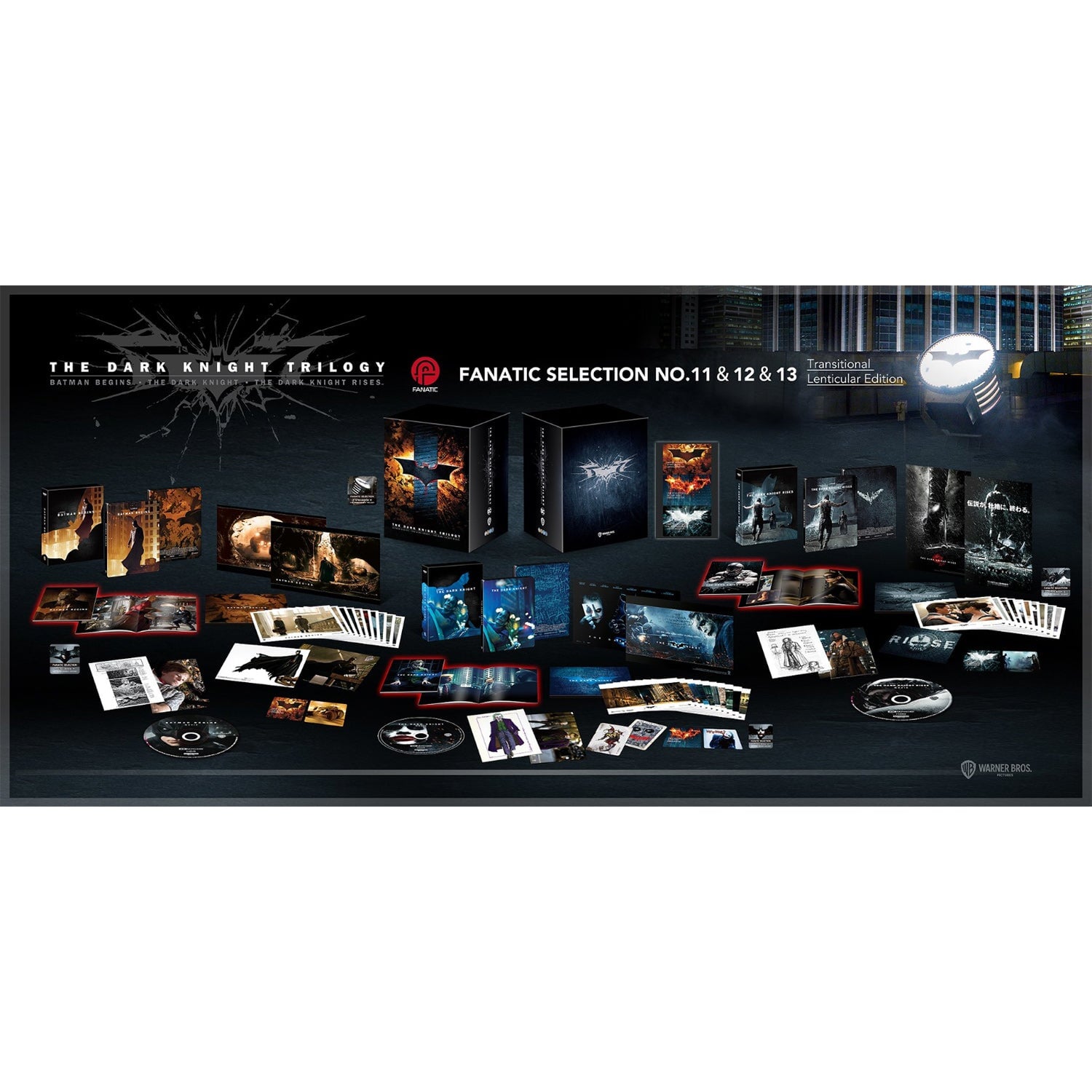 The 授け Dark Knight Trilogy スチールブック Box 輸入盤