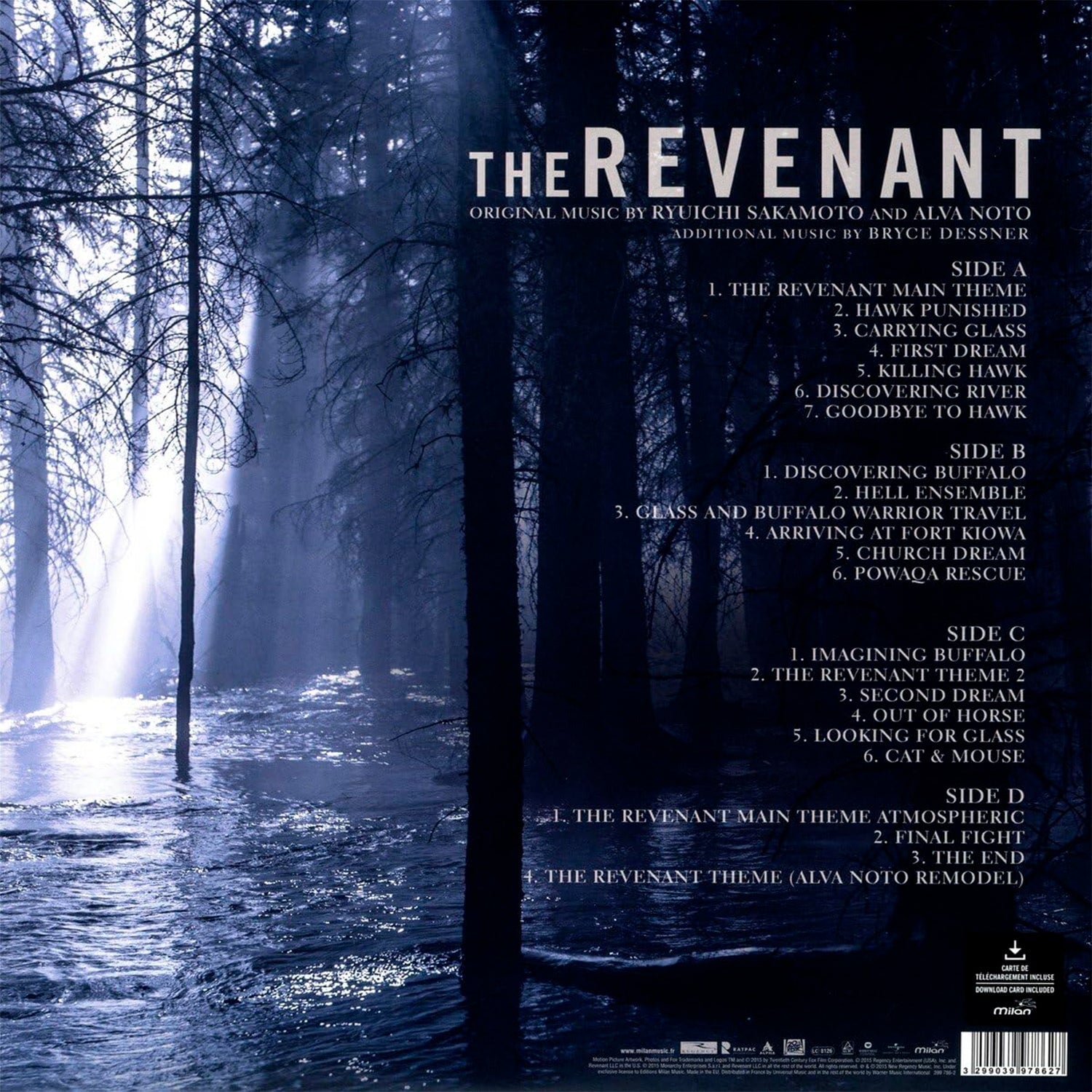The Revenant (Original Motion Picture Soundtrack) (Black Vinyl 2LP)
