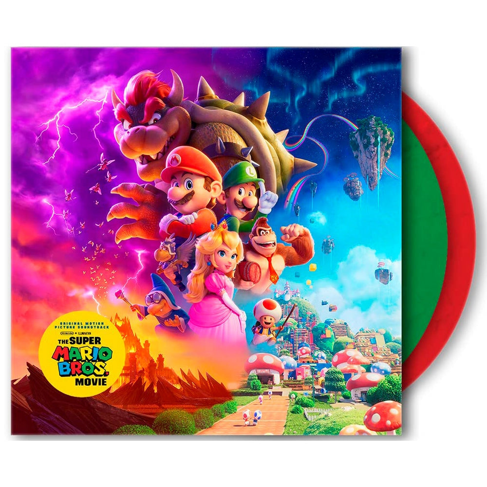 The Super Mario Bros. Movie Original Soundtrack (Red & Green Vinyl 2LP)
