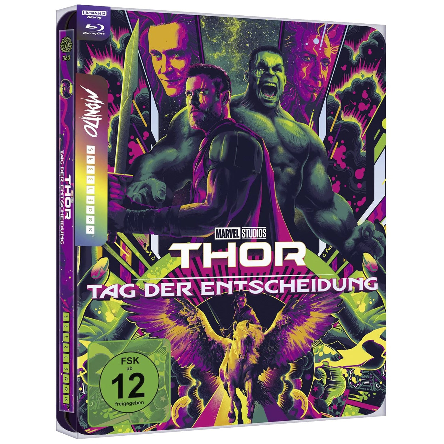 Тор: Рагнарёк (англ. язык) (4K UHD + Blu-ray) Mondo #060 Steelbook