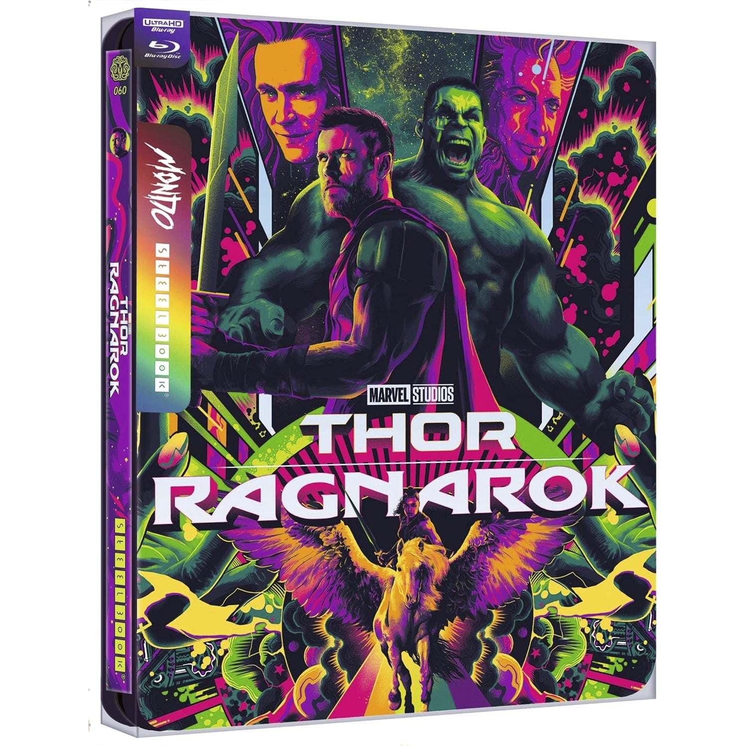 Тор: Рагнарёк (англ. язык) (4K UHD + Blu-ray) Mondo #060 Steelbook