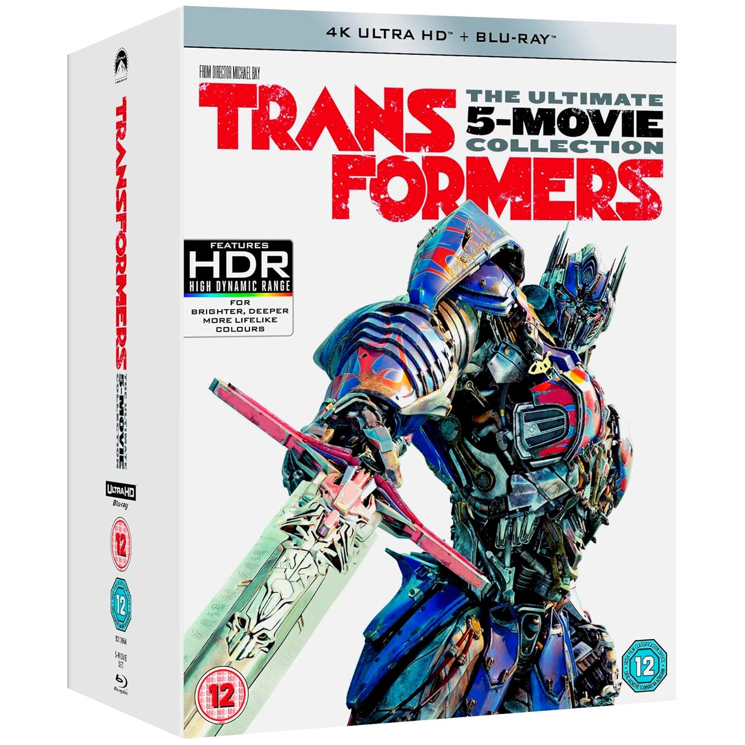 Трансформеры: Коллекция 5 фильмов (укр.субтитры) (4K UHD + Blu-ray)