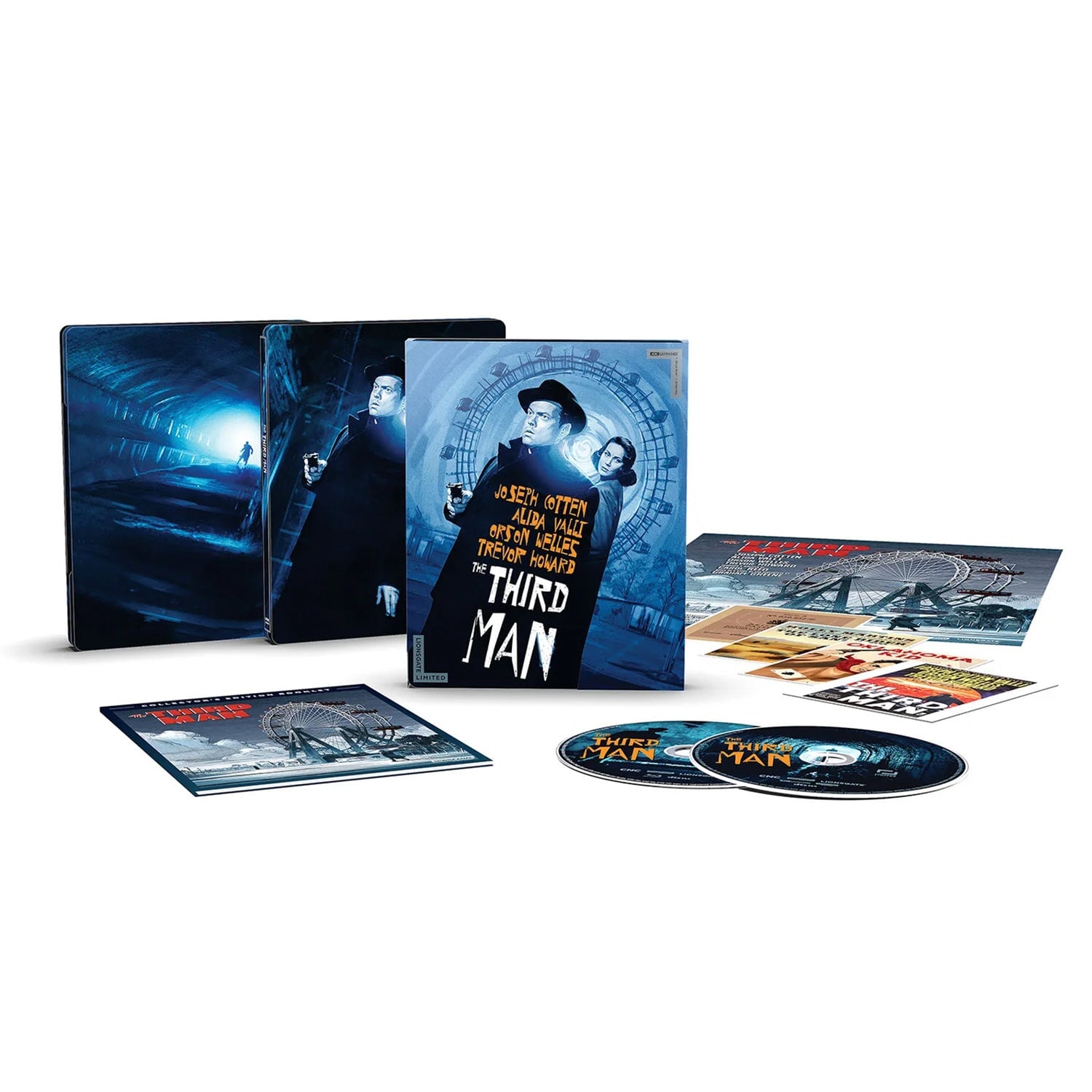 Третий человек (1949) (англ. язык) (4K UHD + Blu-ray) Collector's Edition Steelbook