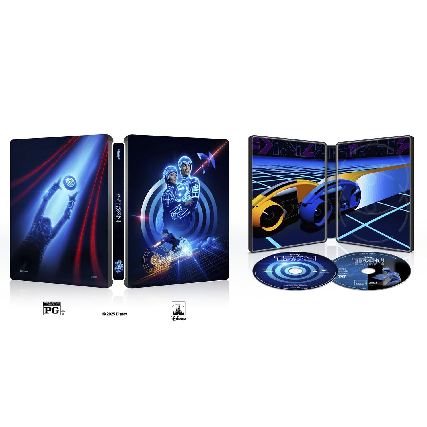 Трон (1982) (англ. язык) (4K UHD + Blu-ray) Steelbook