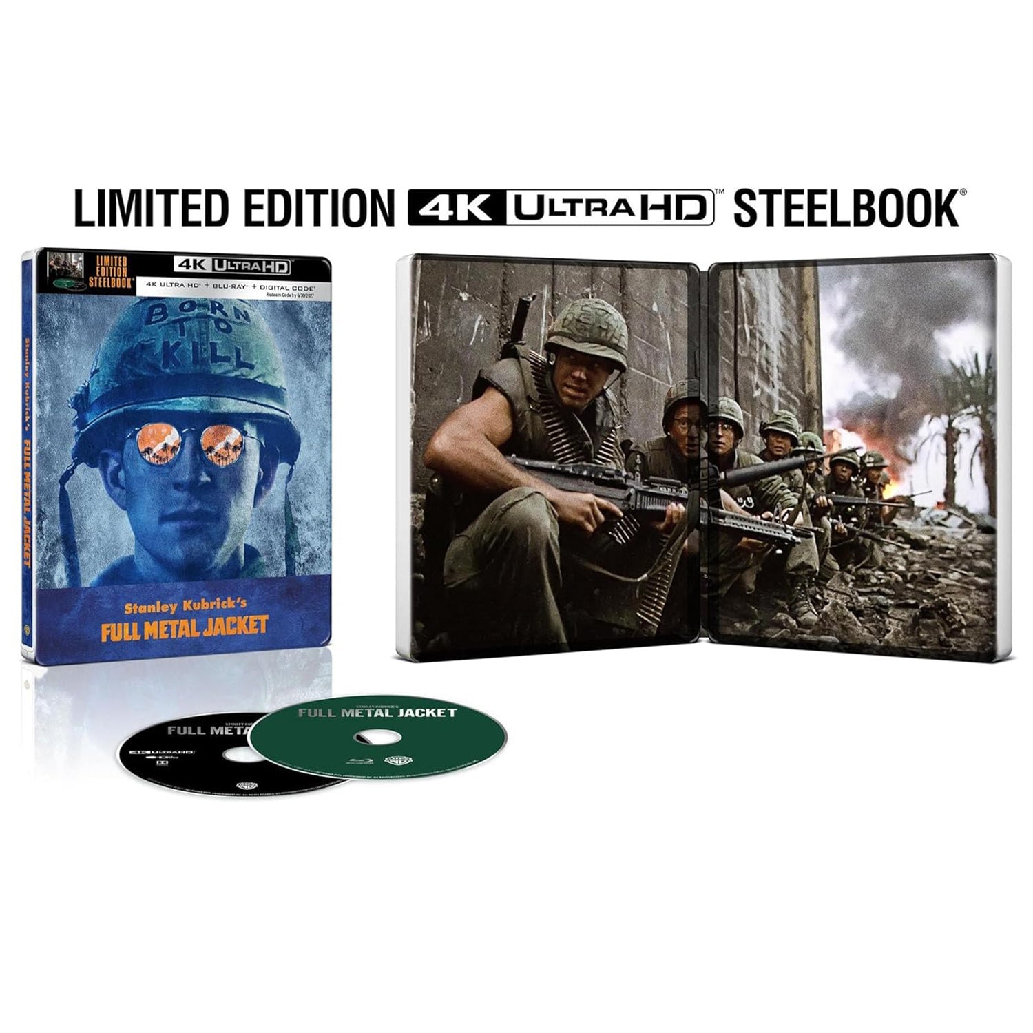 Цельнометаллическая оболочка (1987) (англ. язык) (4K UHD + Blu-ray) Steelbook