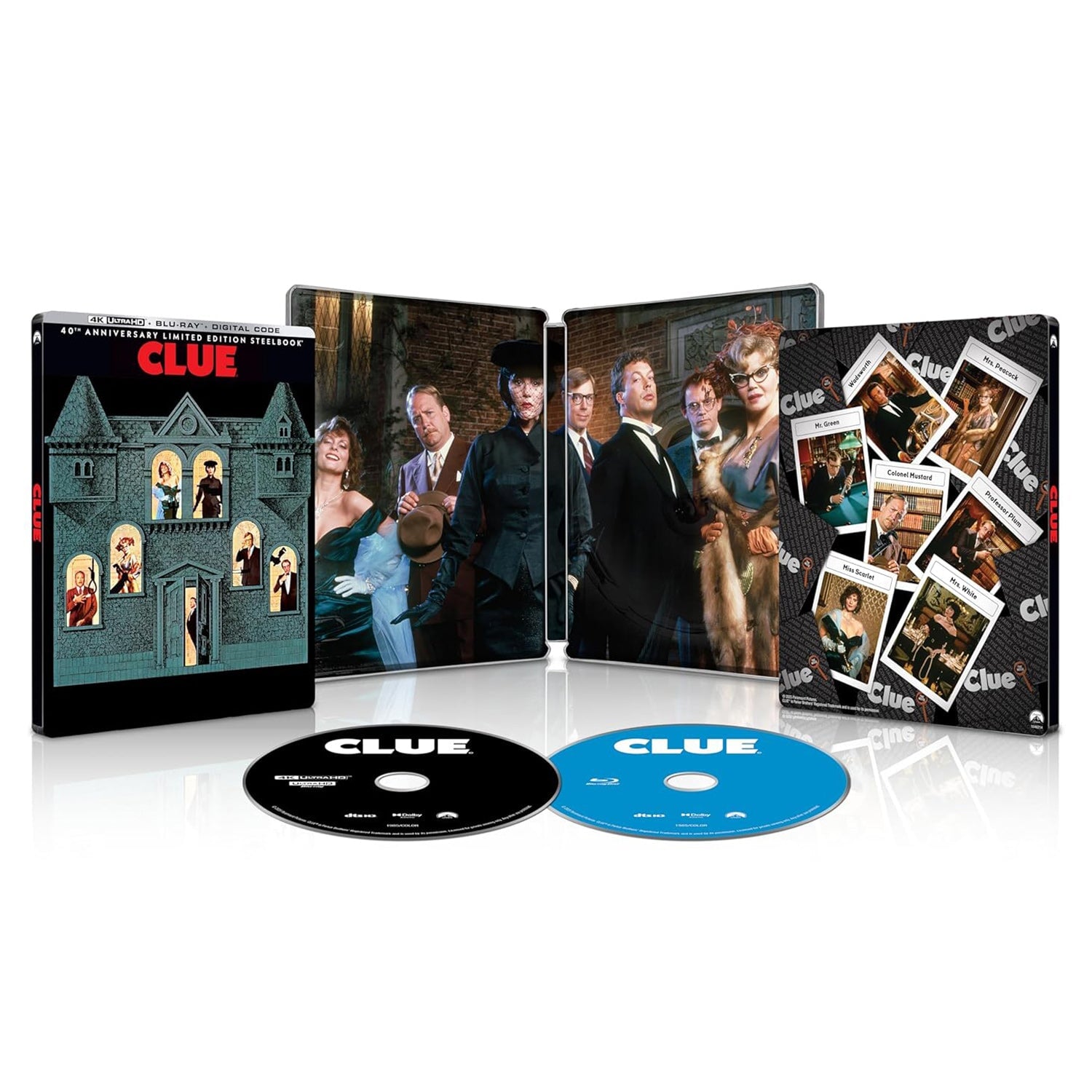 Улика (1985) (англ. язык) (4K UHD + Blu-ray) Steelbook