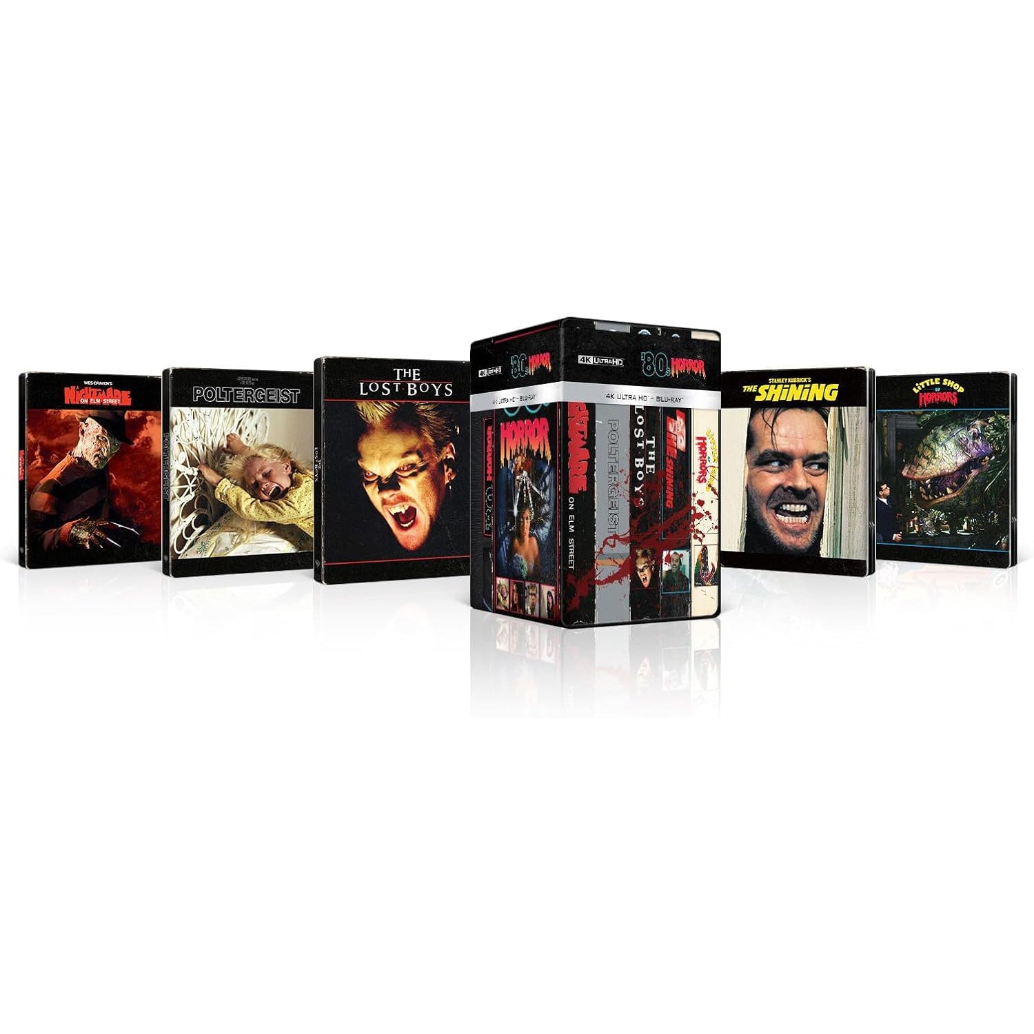 Ужасы 80-х (1980-1987) (4K UHD + Blu-ray) Steelbook Library Case Collection