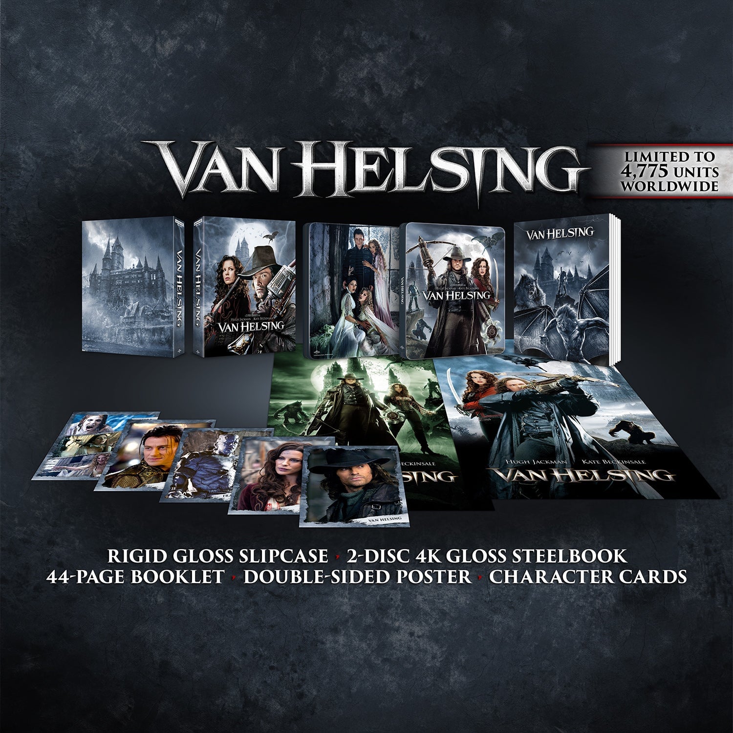 Ван Хельсинг (2004) (англ. язык) (4K UHD + Blu-ray) Steelbook Collector's Edition