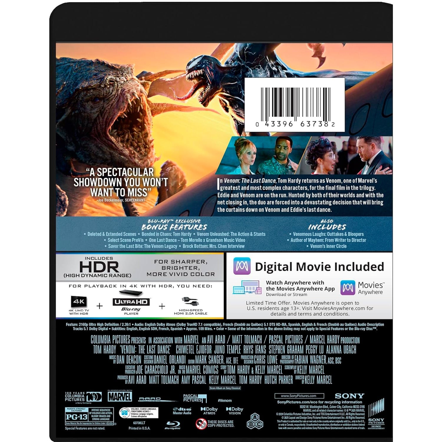 Веном: Последний танец (2024) (англ. язык) (4K UHD + Blu-ray)