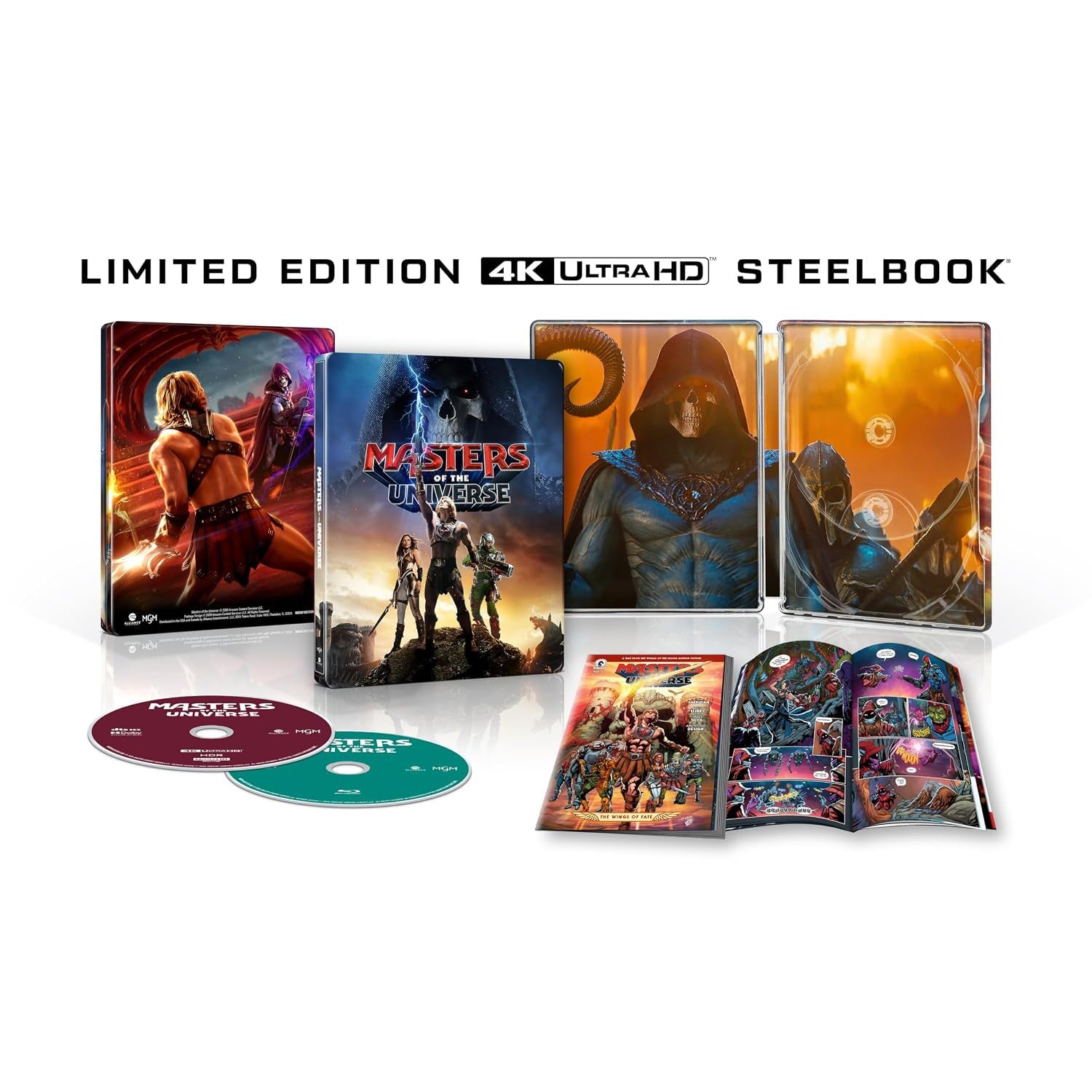 Властелины вселенной (2026) (англ. язык) (4K UHD + Blu-ray) Steelbook
