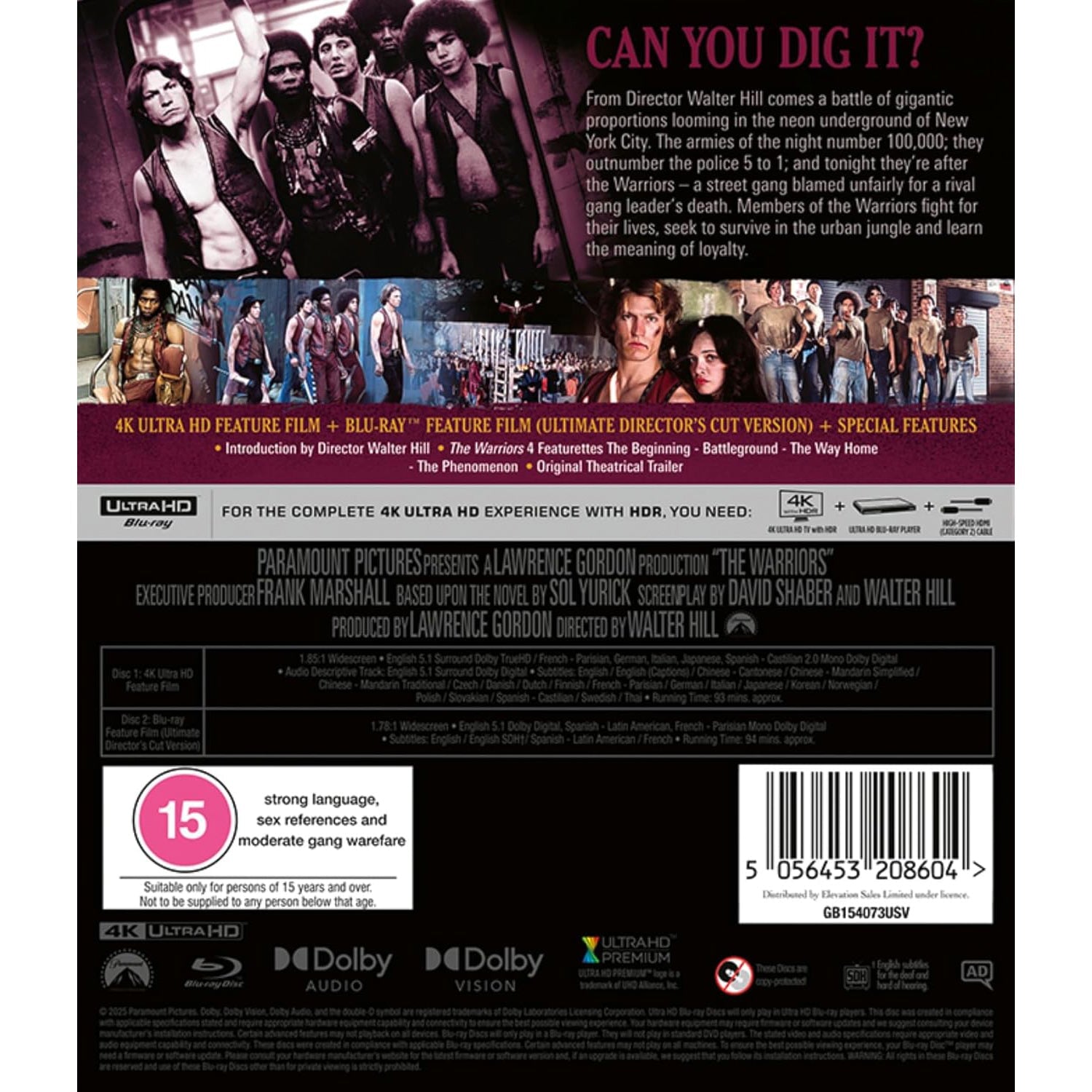 Воины (1979) (англ. язык) (4K UHD + Blu-ray)