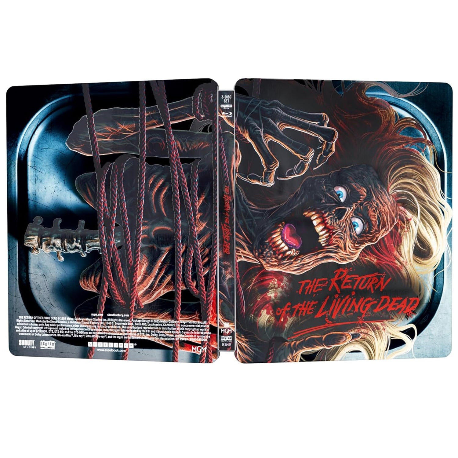 Возвращение живых мертвецов (1985) (англ. язык) (4K UHD + 2 Blu-ray) Steelbook