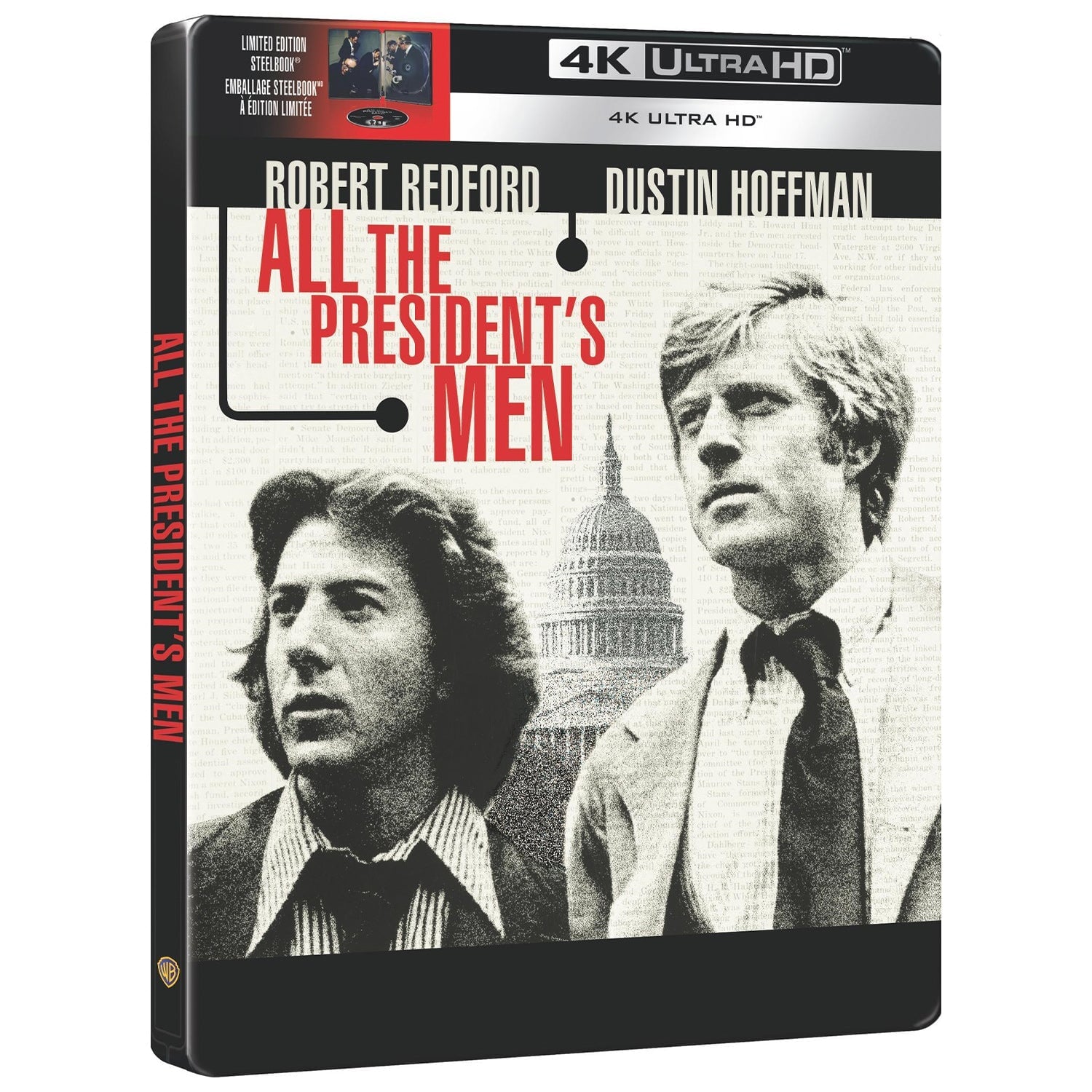 Вся президентская рать (1976) (англ. язык) (4K UHD Blu-ray) Steelbook