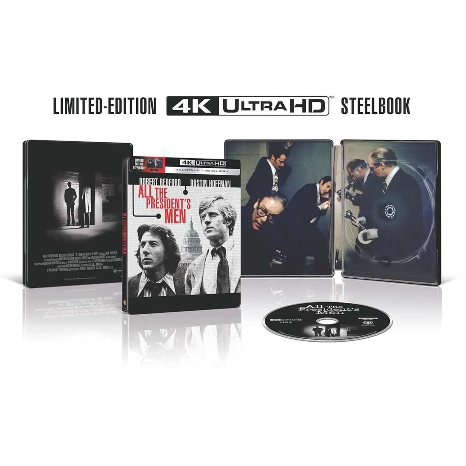 Вся президентская рать (1976) (англ. язык) (4K UHD Blu-ray) Steelbook