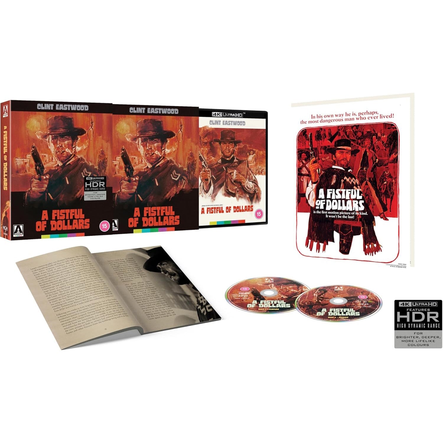 За пригоршню долларов (1964) (англ. язык) (4K UHD + Blu-ray) Limited Edition