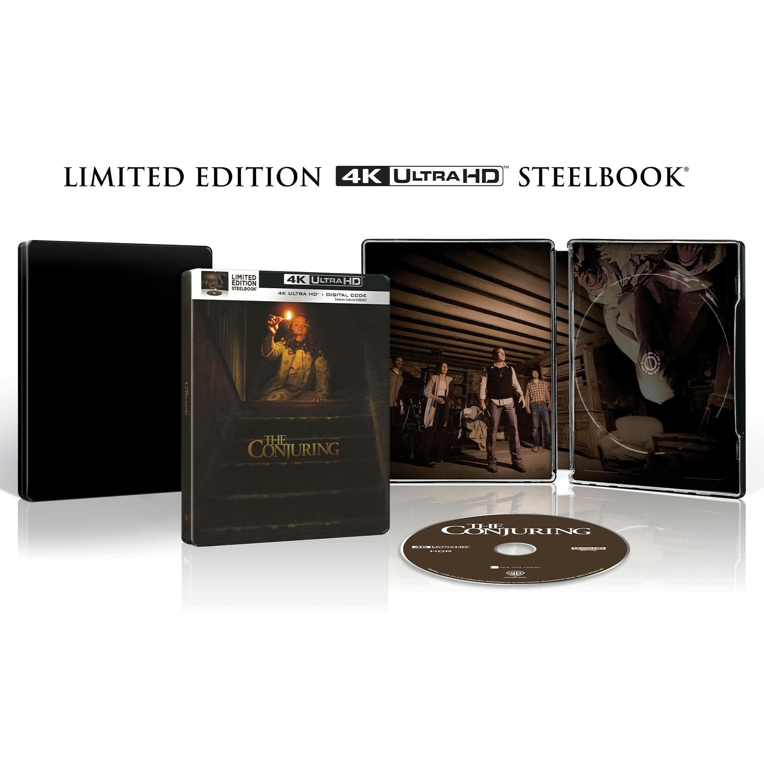 Заклятие (2013) (англ. язык) (4K UHD Blu-ray) Steelbook