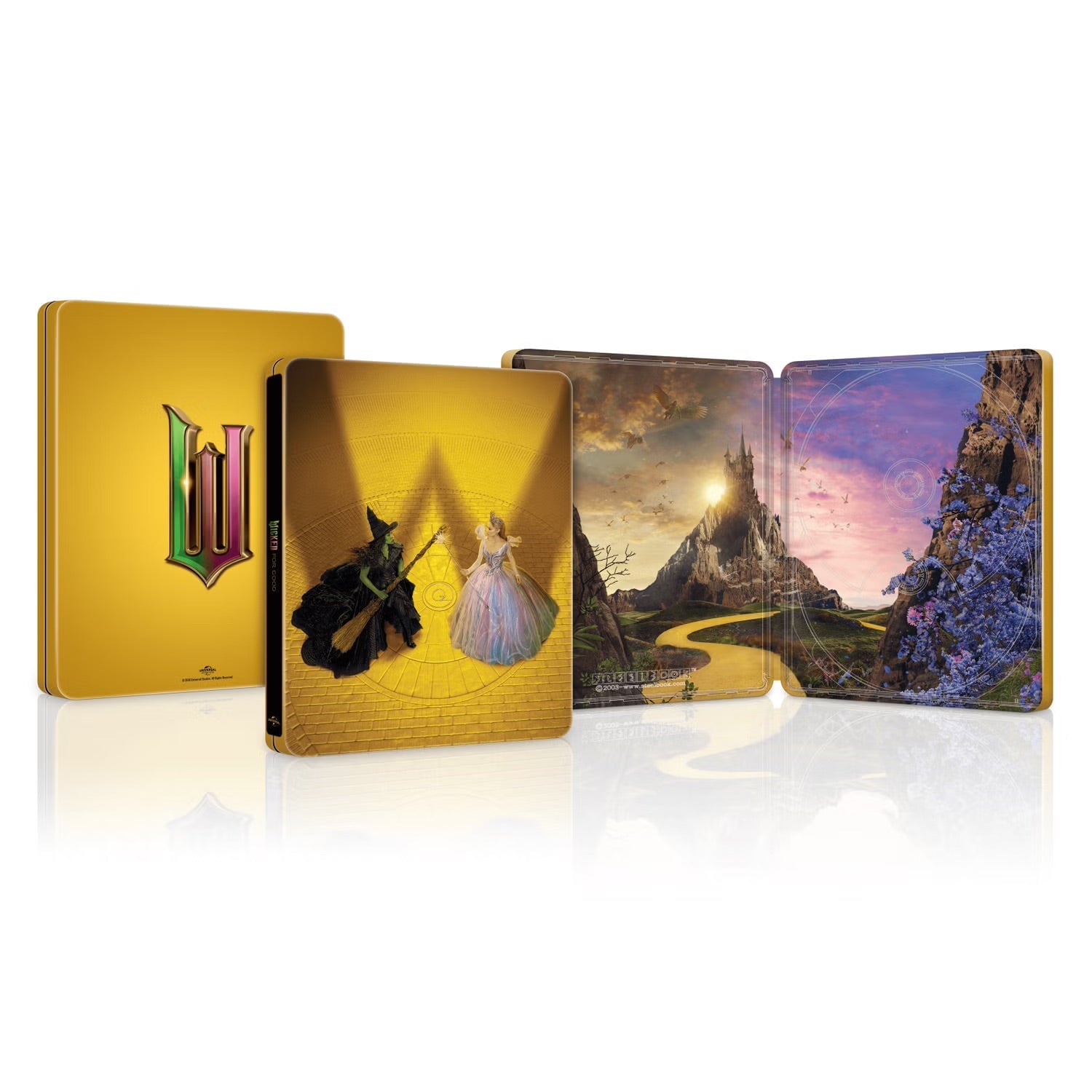 Злая. Часть 2 (2025) (англ. язык) (4K UHD + Blu-ray) Steelbook (Version 2)