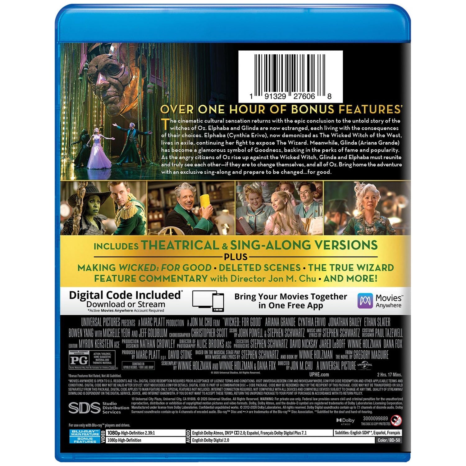 Злая. Часть 2 (2025) (англ. язык) (Blu-ray)