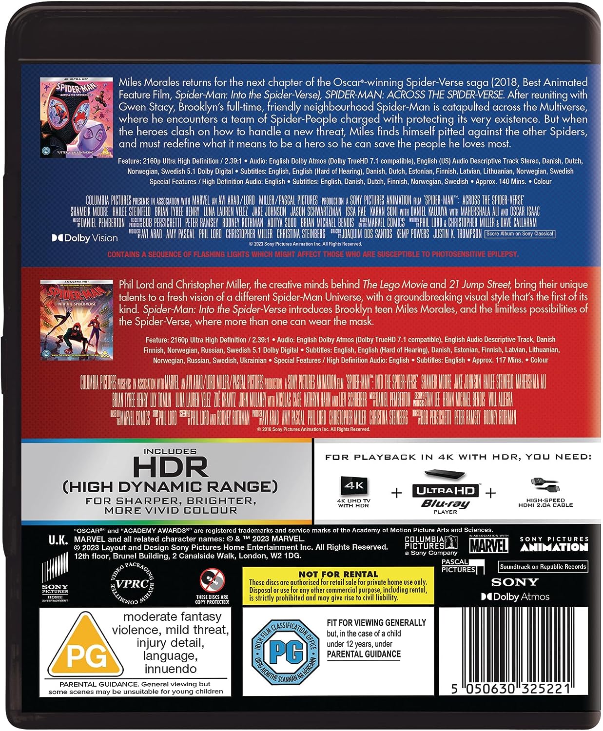 Человек-паук: Через вселенные / Паутина вселенных (4K UHD Blu-ray)