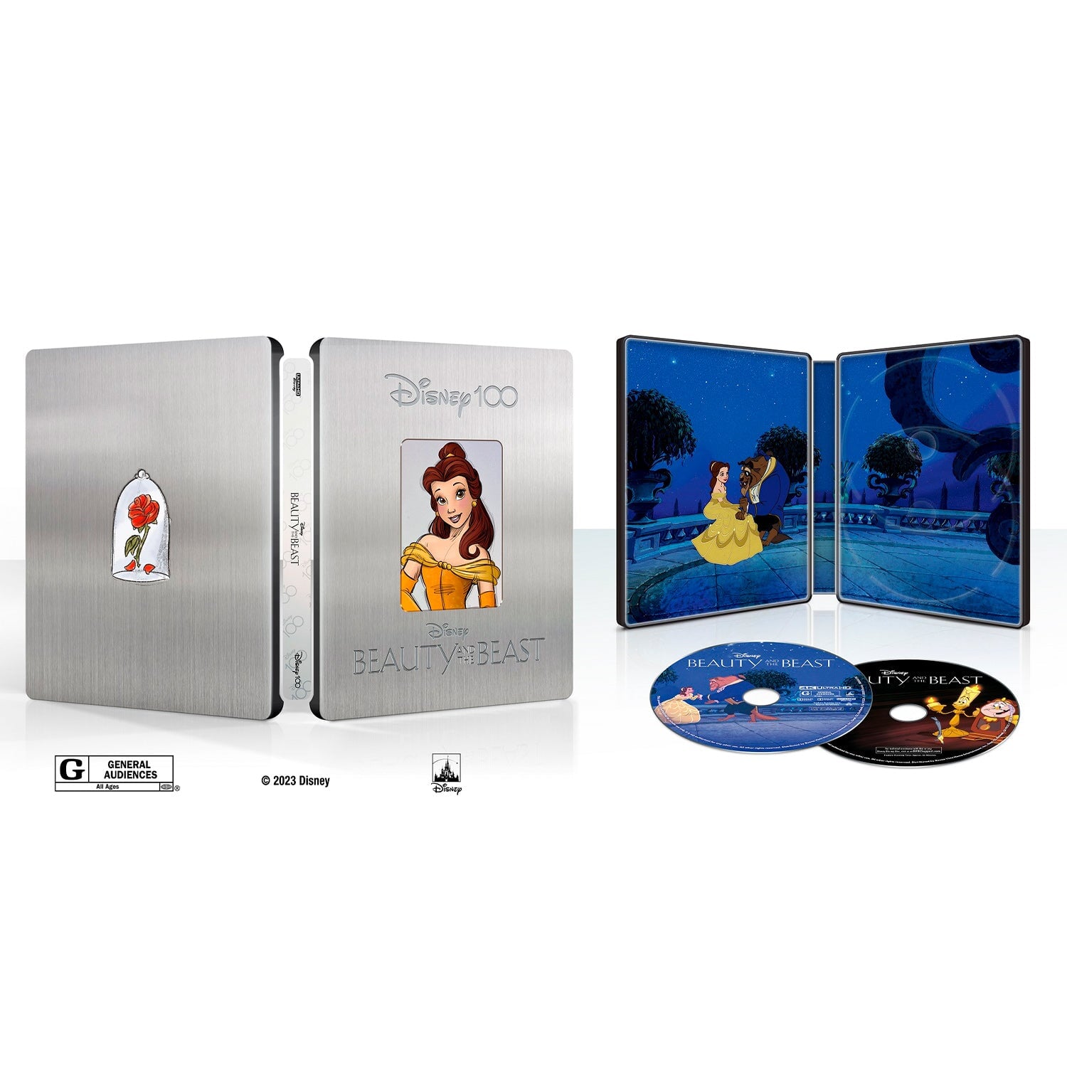 Beauty and the Beast (1991) (4K UHD + Blu-ray) Steelbook