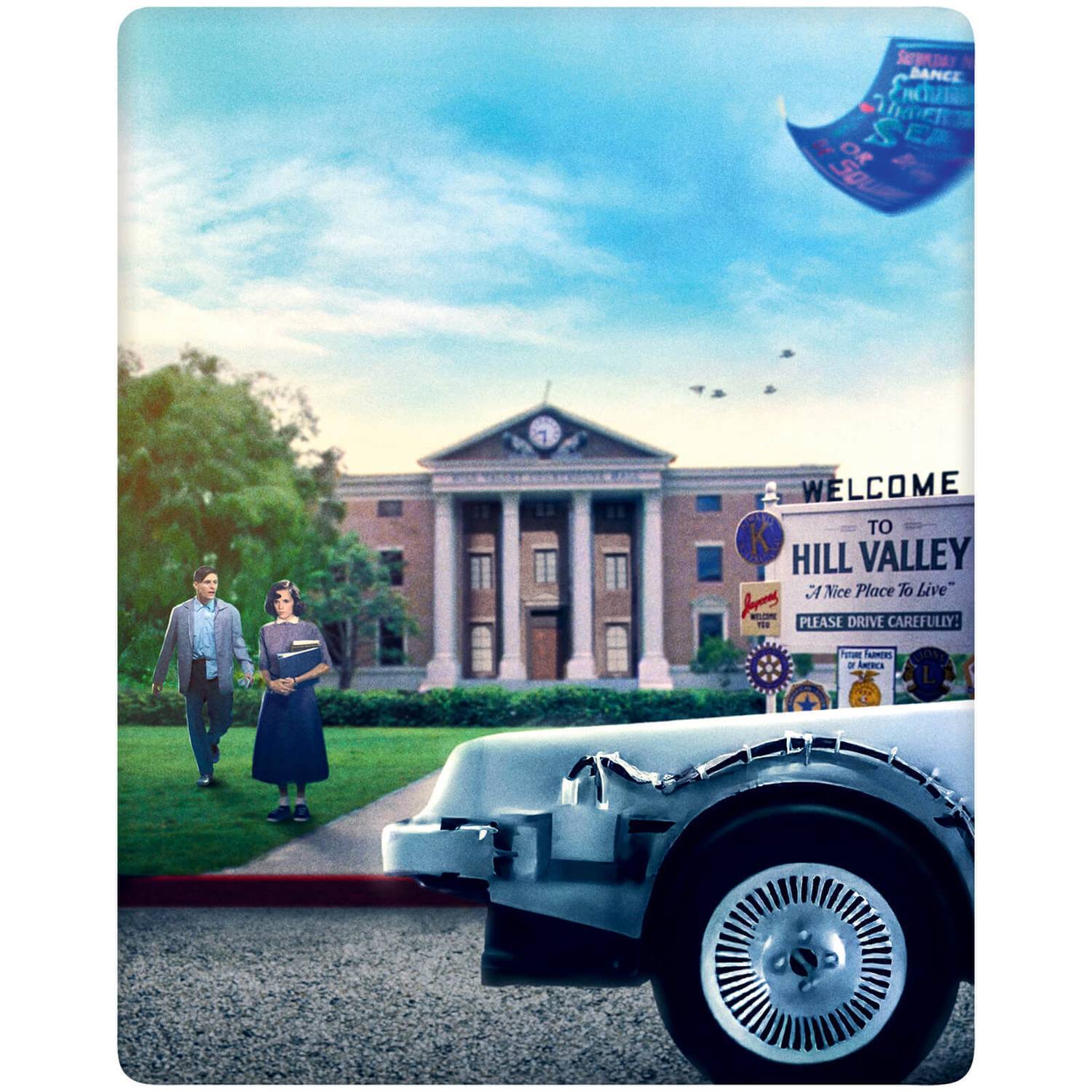 Назад в будущее: Трилогия (4K UHD + Blu-ray + Бонусный диск) Steelbook