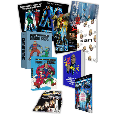 1UP Супербратья Марио (1993) (англ. язык) 30th Anniversary Collector's Edition (4K UHD + 2 Blu-Ray +Books +Posters +Artcards +Slipcase +Rigid Case)