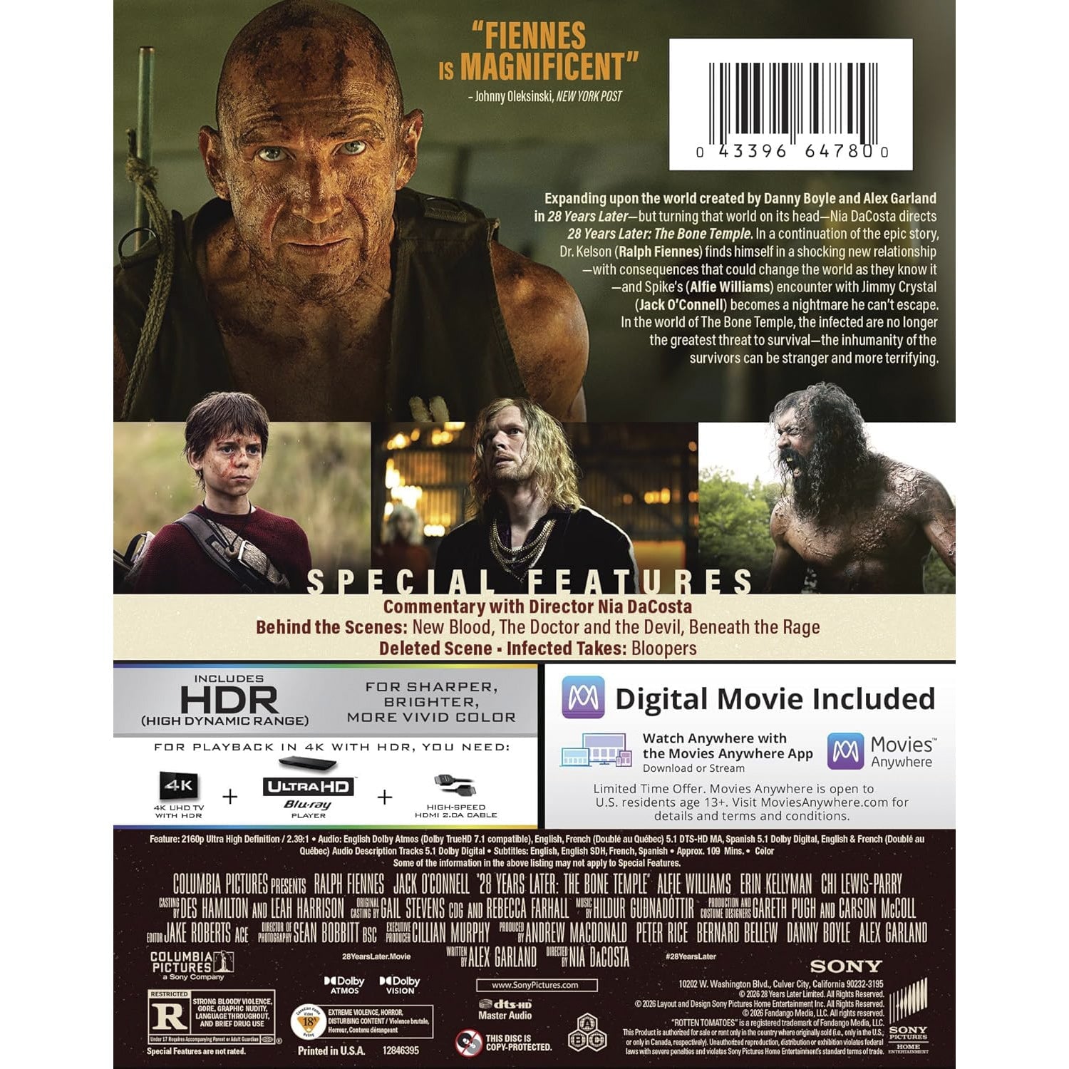 28 лет спустя: Часть II. Храм костей (2026) (англ. язык) (4K UHD Blu-ray) Steelbook