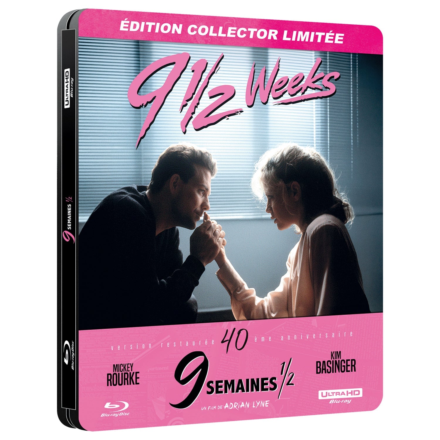 9 1/2 недель (1986) (англ. язык) (4K UHD + Blu-ray) Steelbook [40th Anniversary]