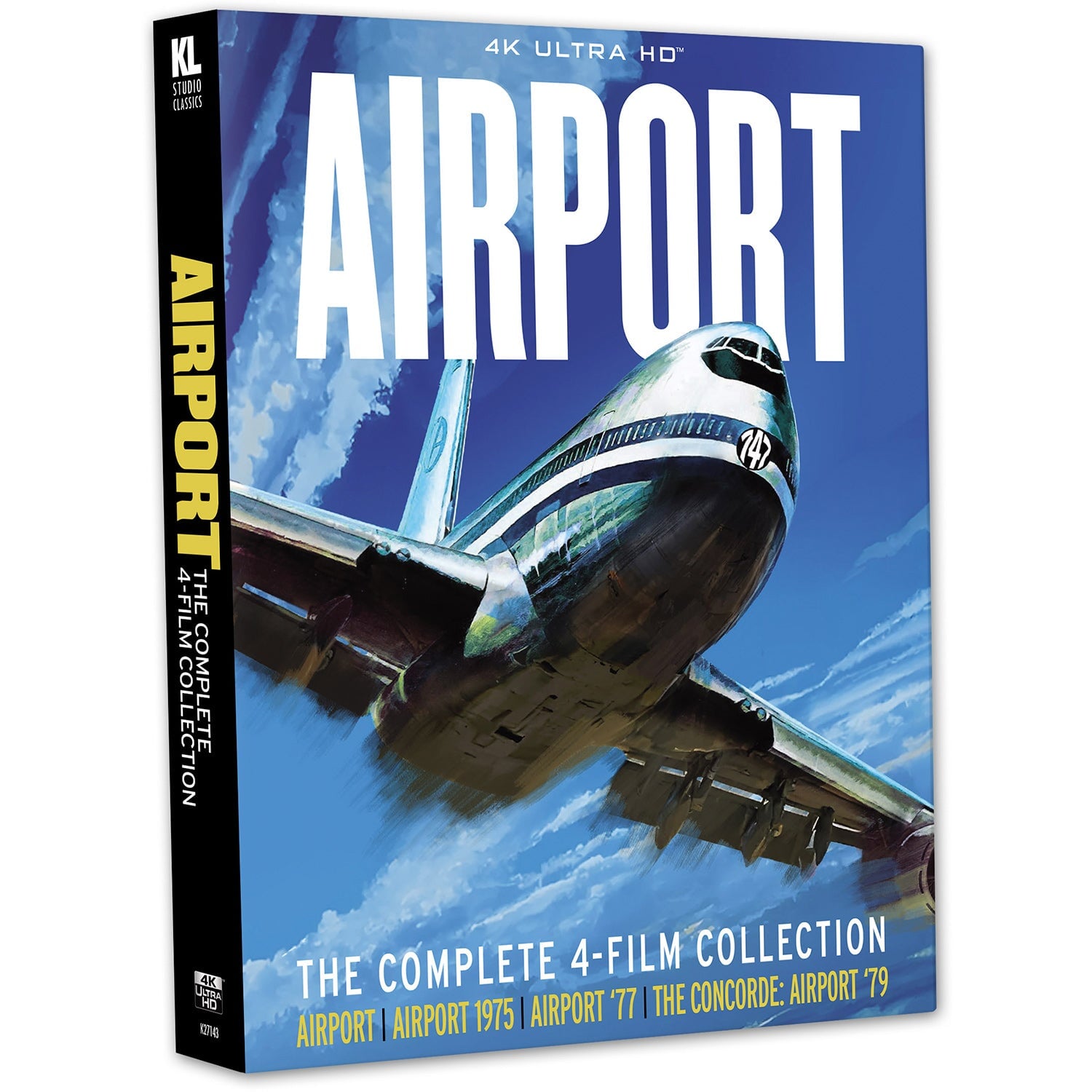 Аэропорт: Коллекция 4 фильмов (1970-1979) (англ. язык) (4K UHD Blu-ray)