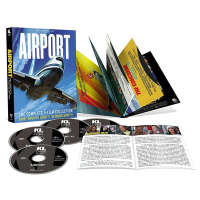 Аэропорт: Коллекция 4 фильмов (1970-1979) (англ. язык) (4K UHD Blu-ray)