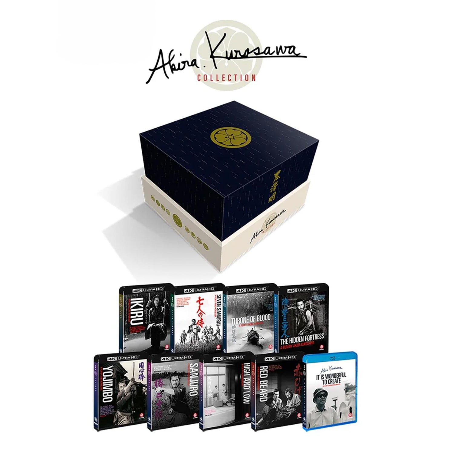 Акира Куросава: Коллекция фильмов (1952-2002) (англ. субтитры) (4K UHD + Blu-ray) Limited Edition