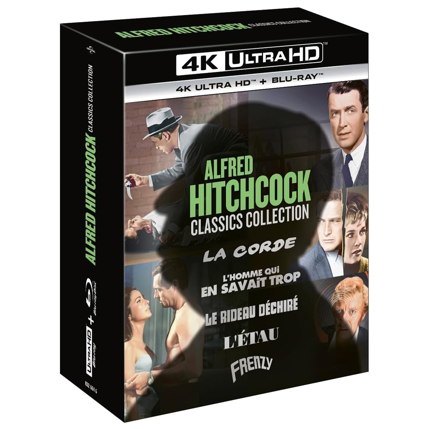 Альфред Хичкок: Классическая коллекция ч. 3 (4K UHD + Blu-ray)