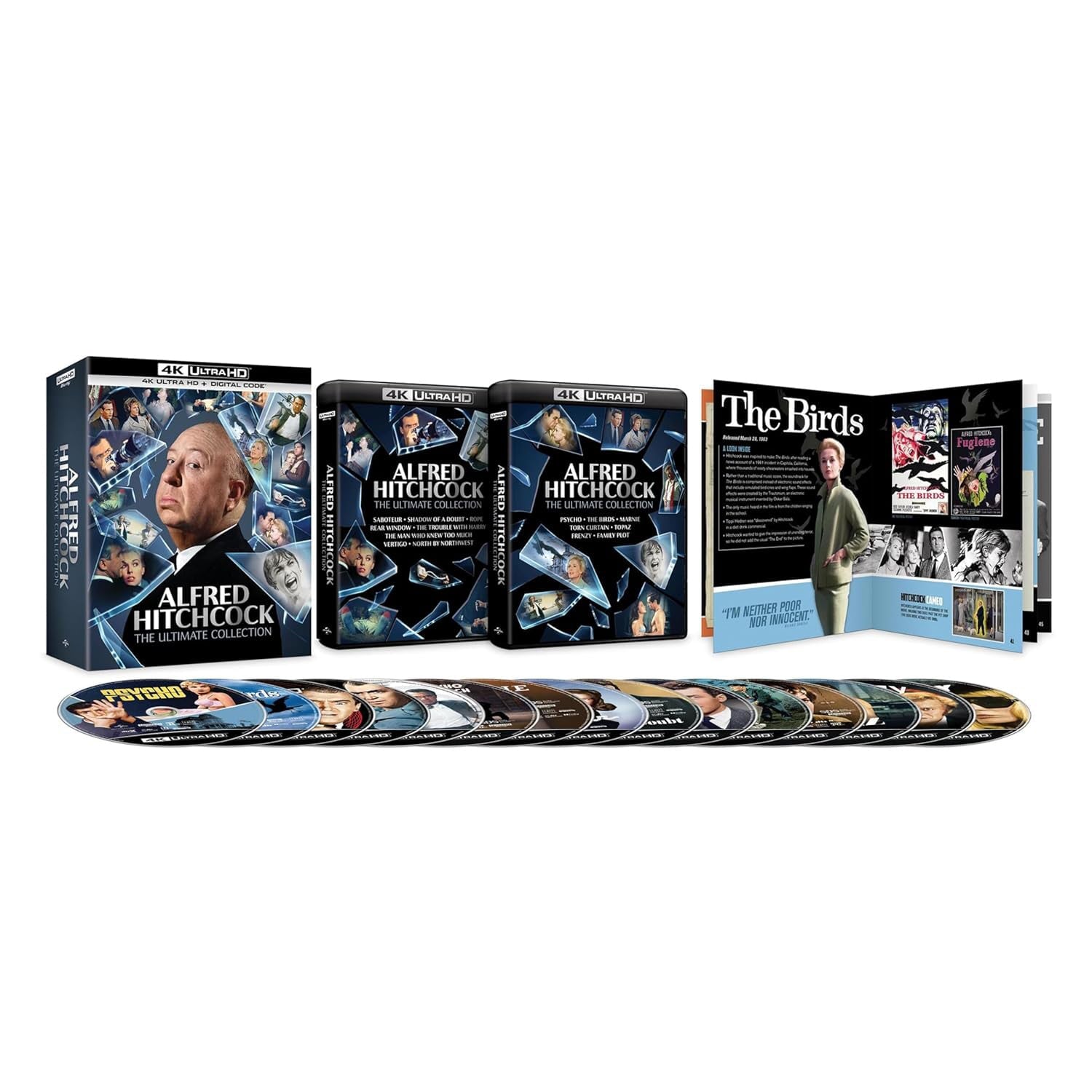 Alfred Hitchcock: The Ultimate Collection (1942-1976) (4K UHD Blu