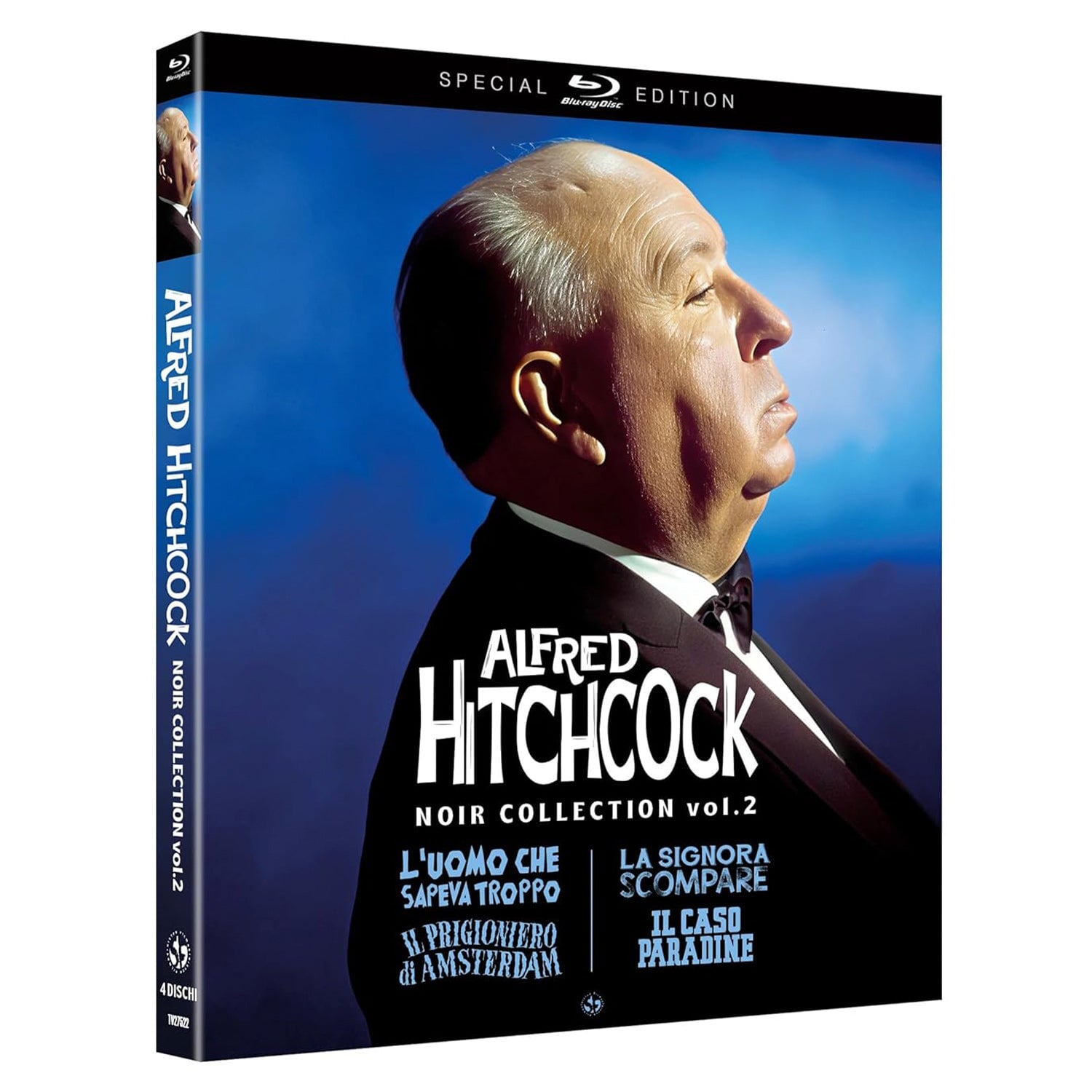 Альфред Хичкок: Коллекция фильмов Нуар. Часть 2 (1934-1947) (англ. язык) (4 Blu-ray) Special Edition