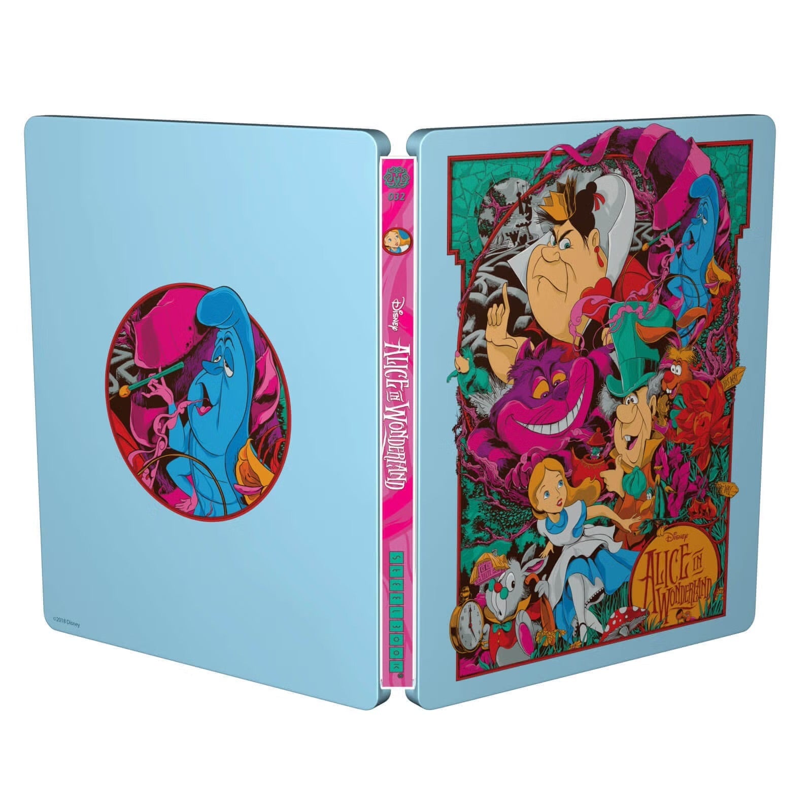 Алиса в стране чудес (1951) (англ. язык) (Blu-ray) Mondo #032 Steelbook